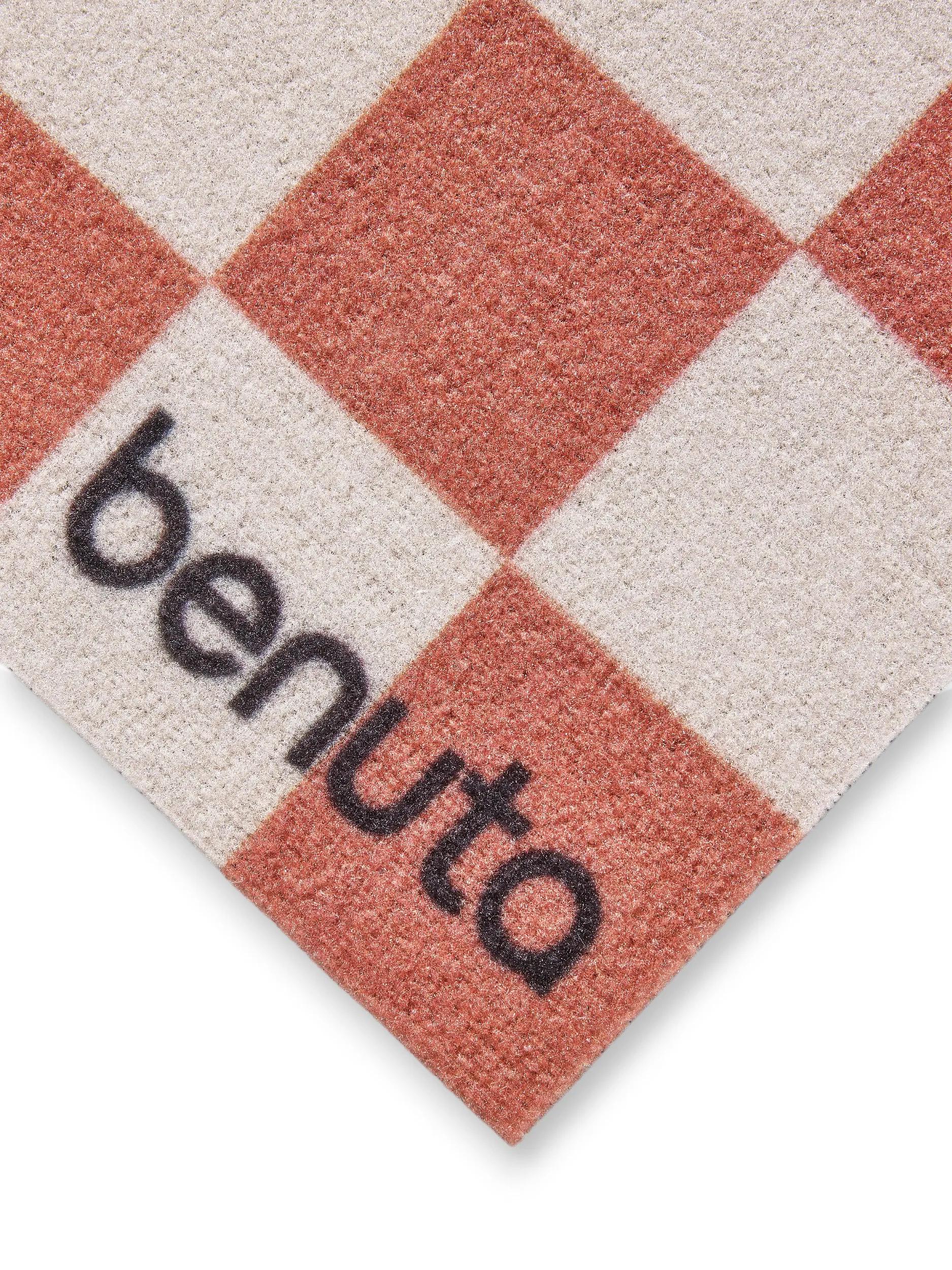 Door mat Checker Terracotta