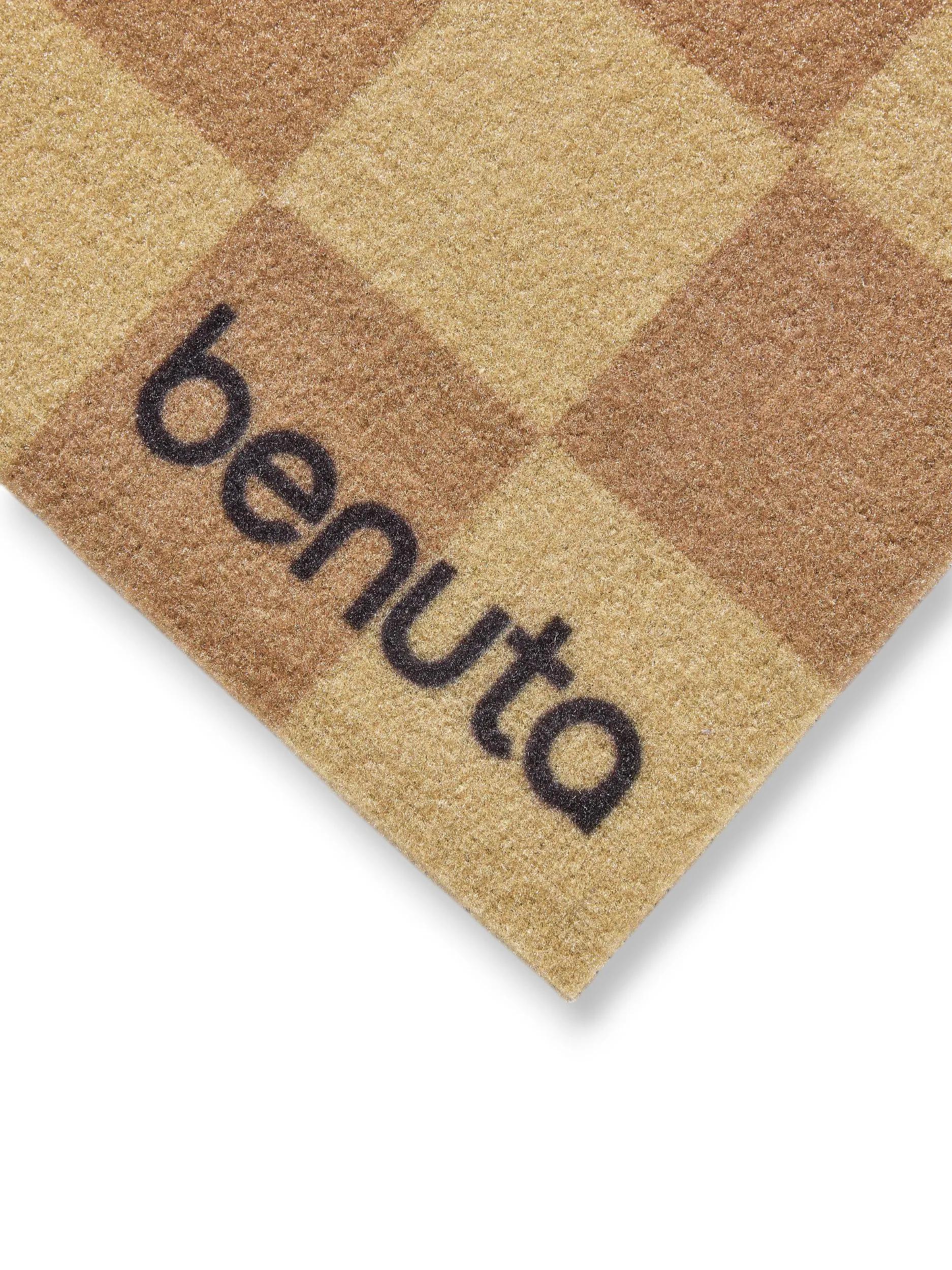 Door mat Checker Yellow