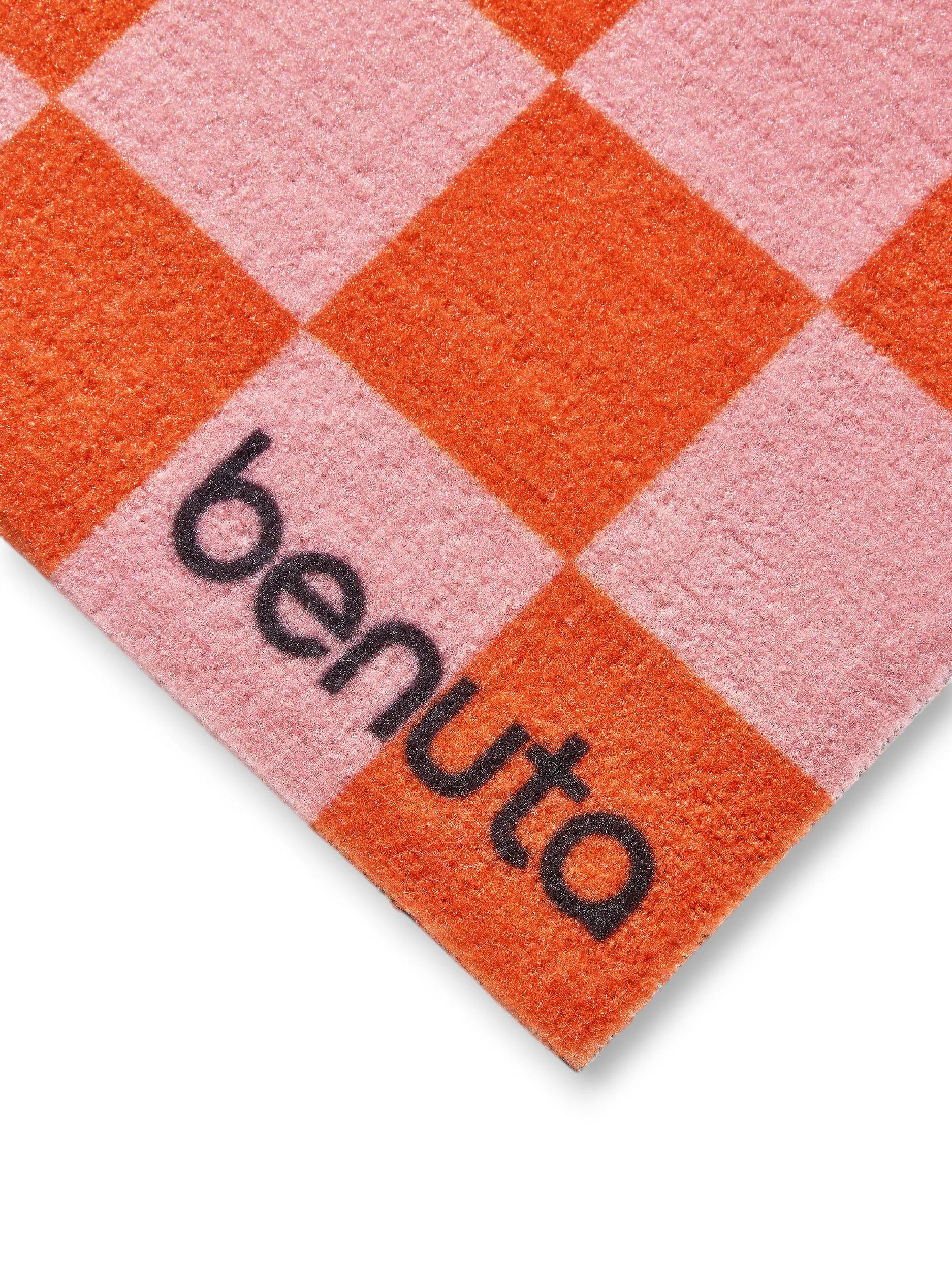 Door mat Checker Pink