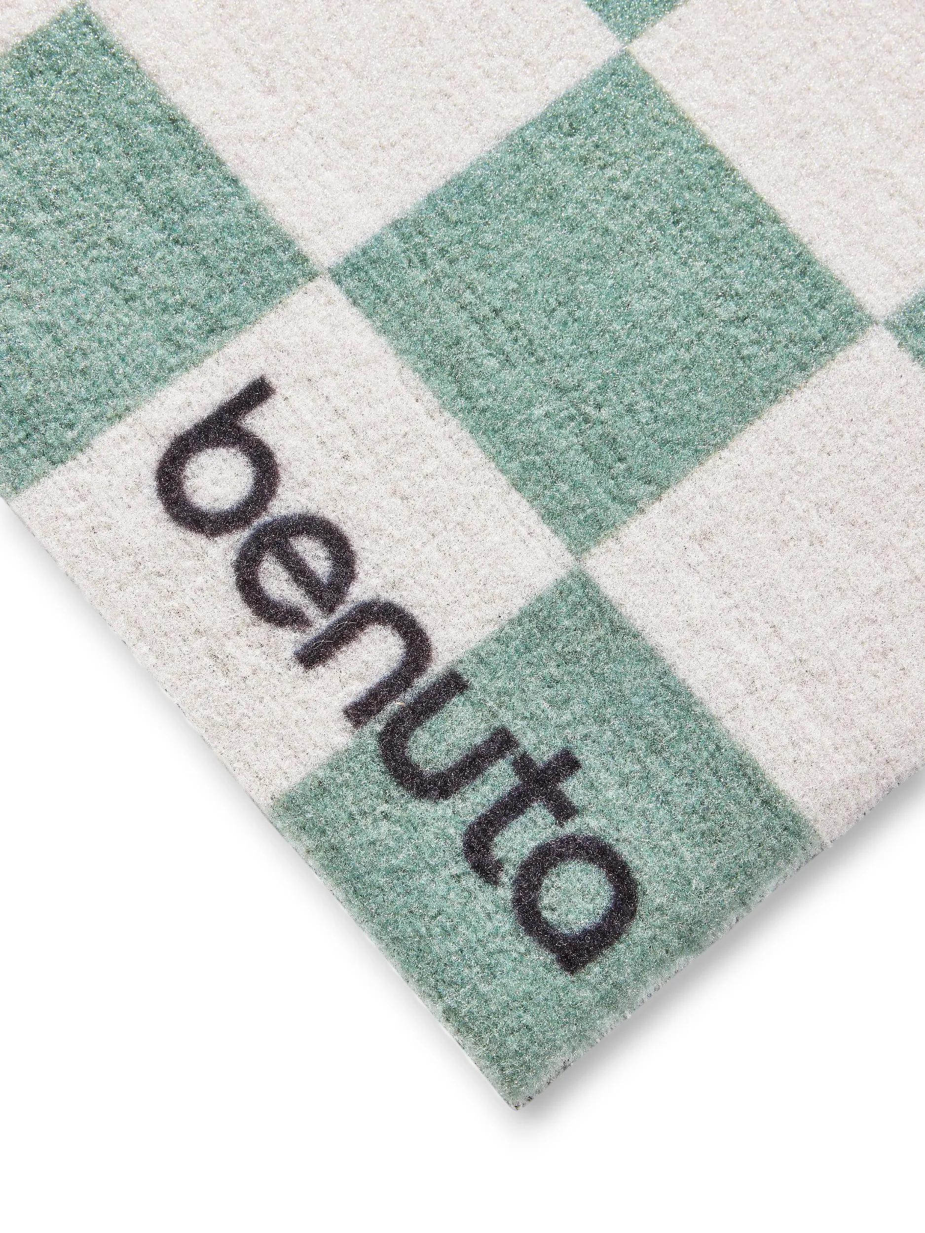 Door mat Checker Green