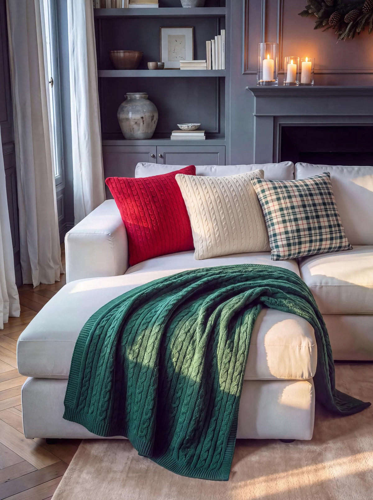 Christmas Blanket Classic Green