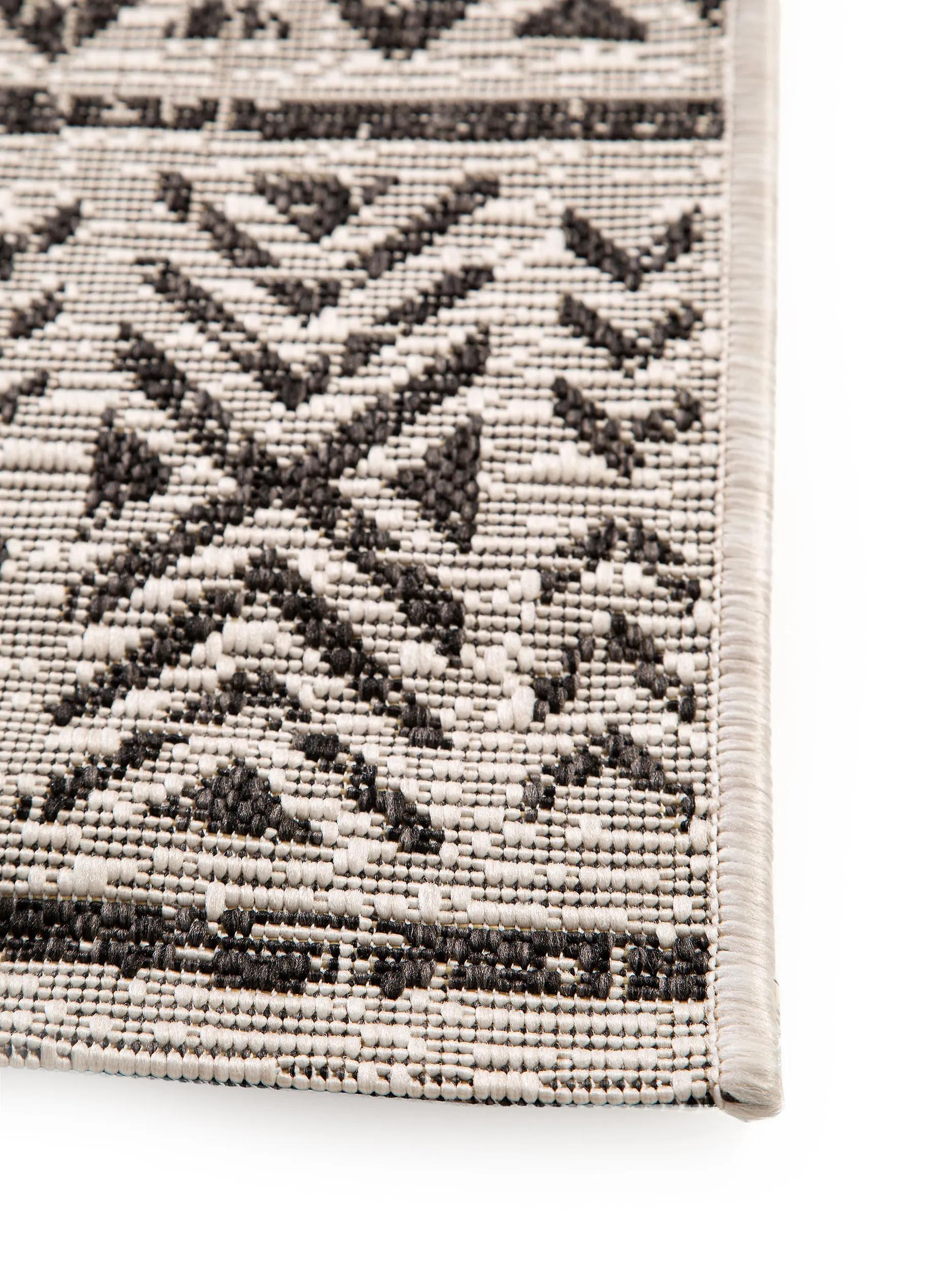 In- & Outdoor Rug Cleo White/Black