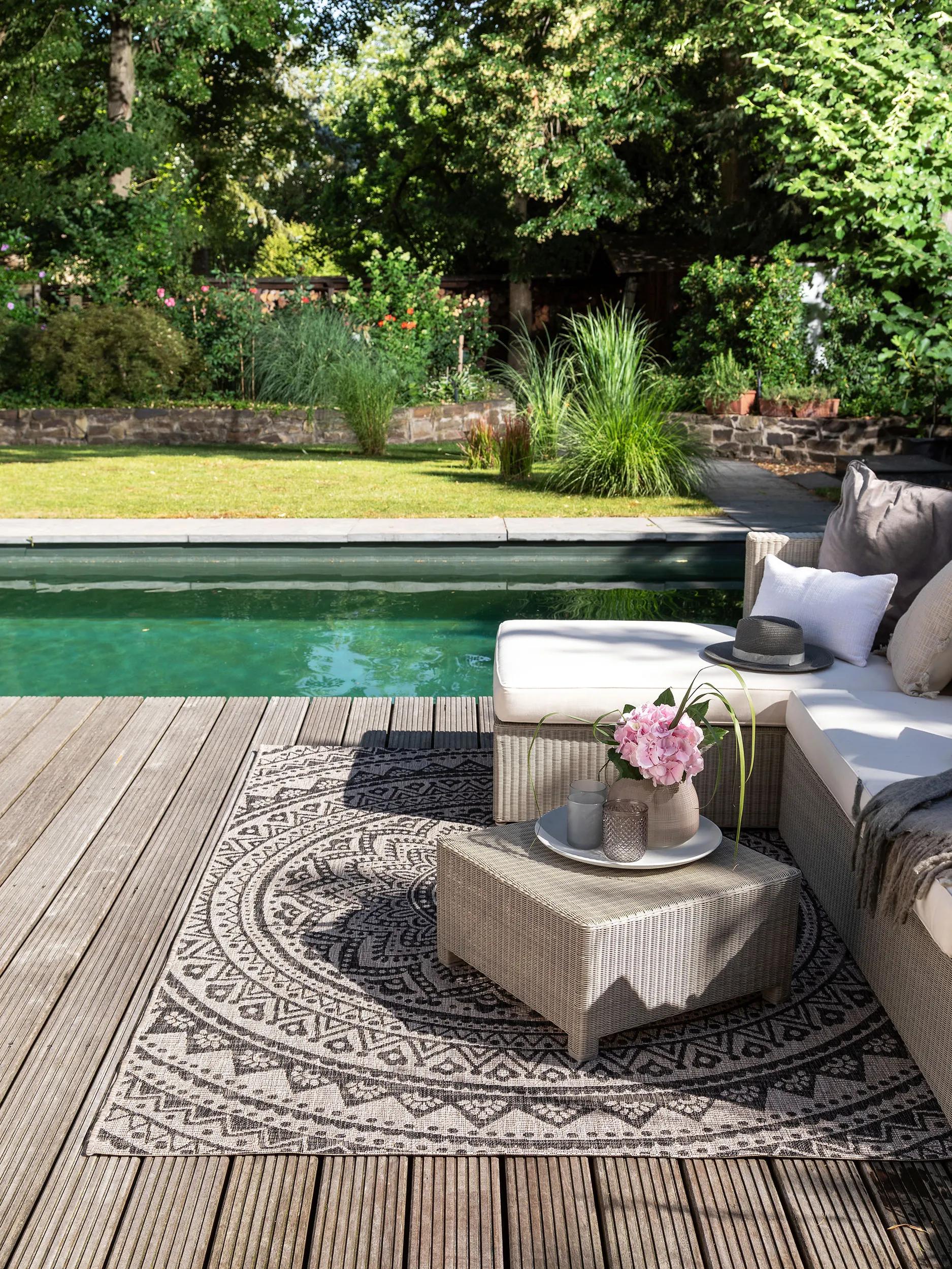 In- & Outdoor Rug Cleo Beige/Brown