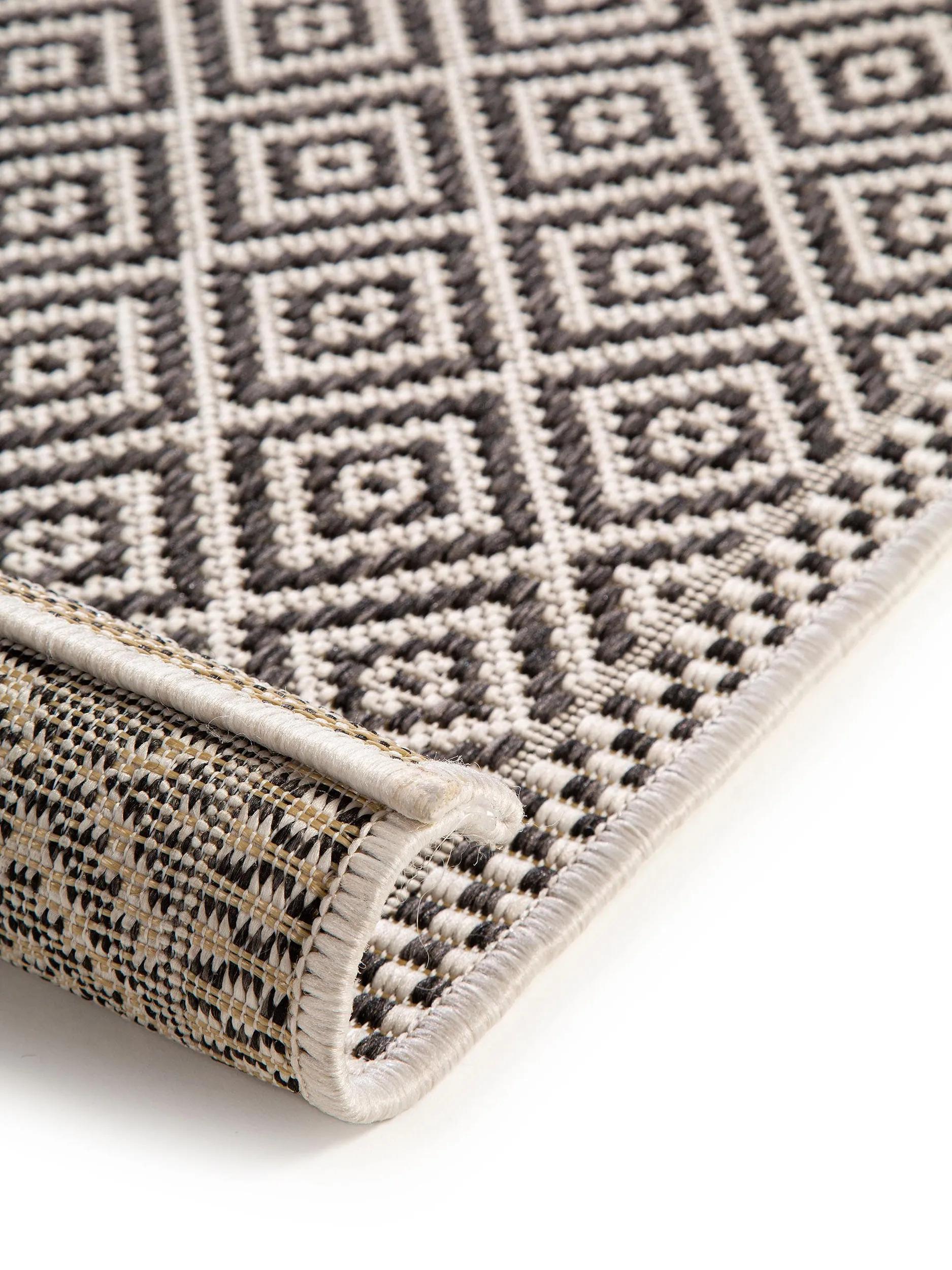 In- & Outdoor Runner Cleo White/Black