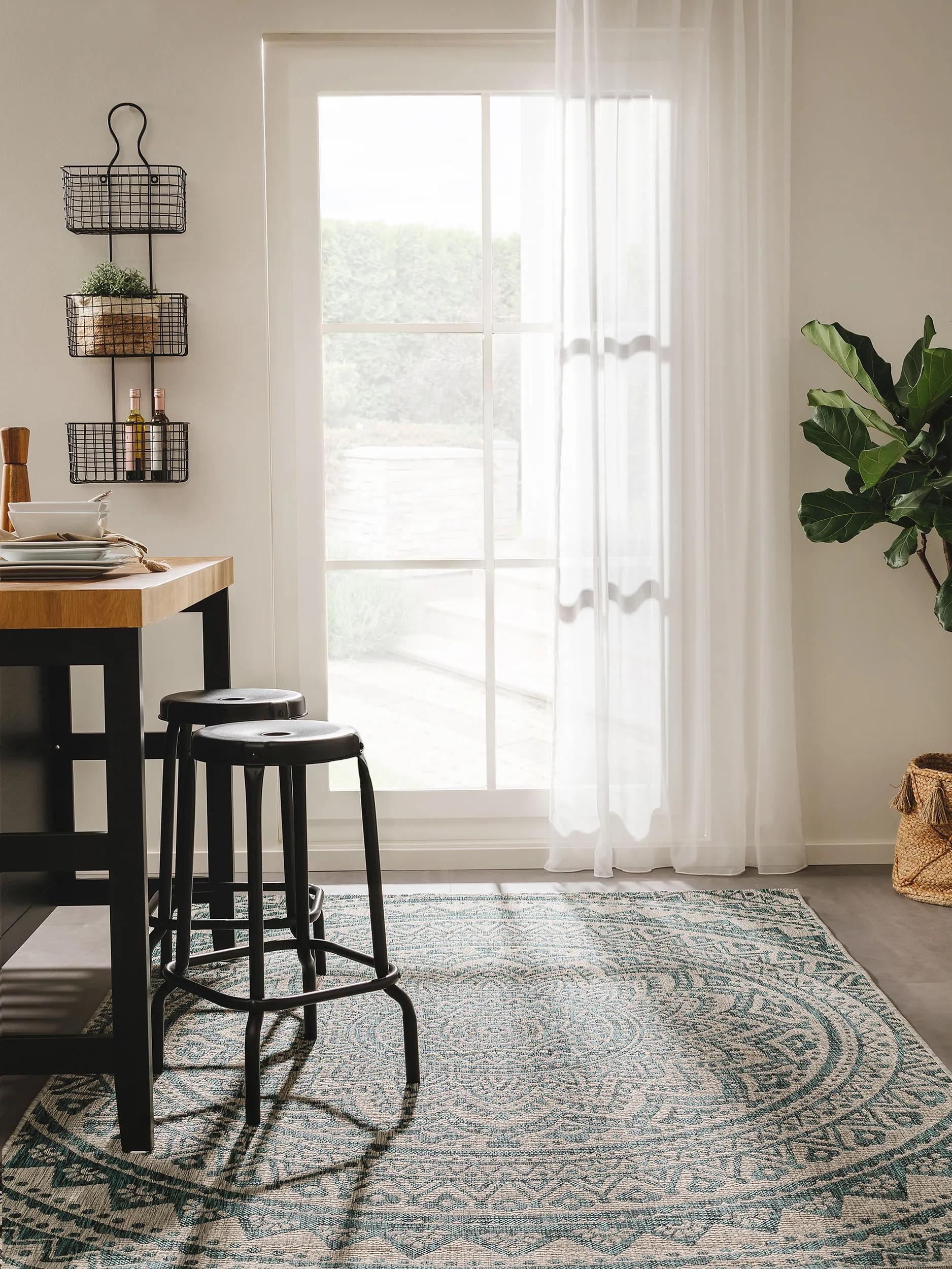 In- & Outdoor Rug Cleo Beige/Blue