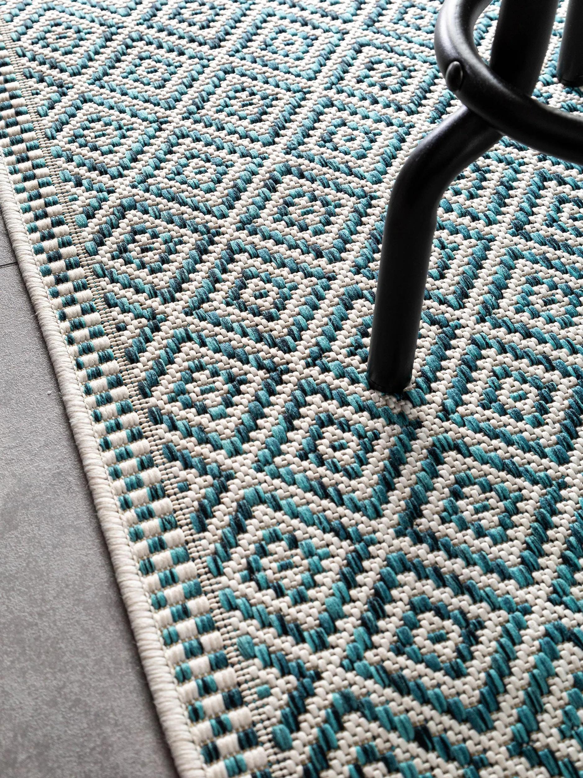 In- & Outdoor Runner Cleo Blue