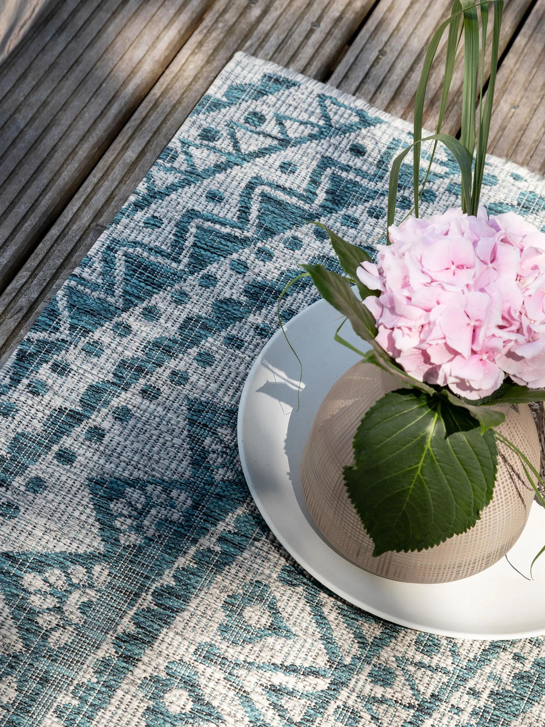 In- & Outdoor Rug Cleo Beige/Blue