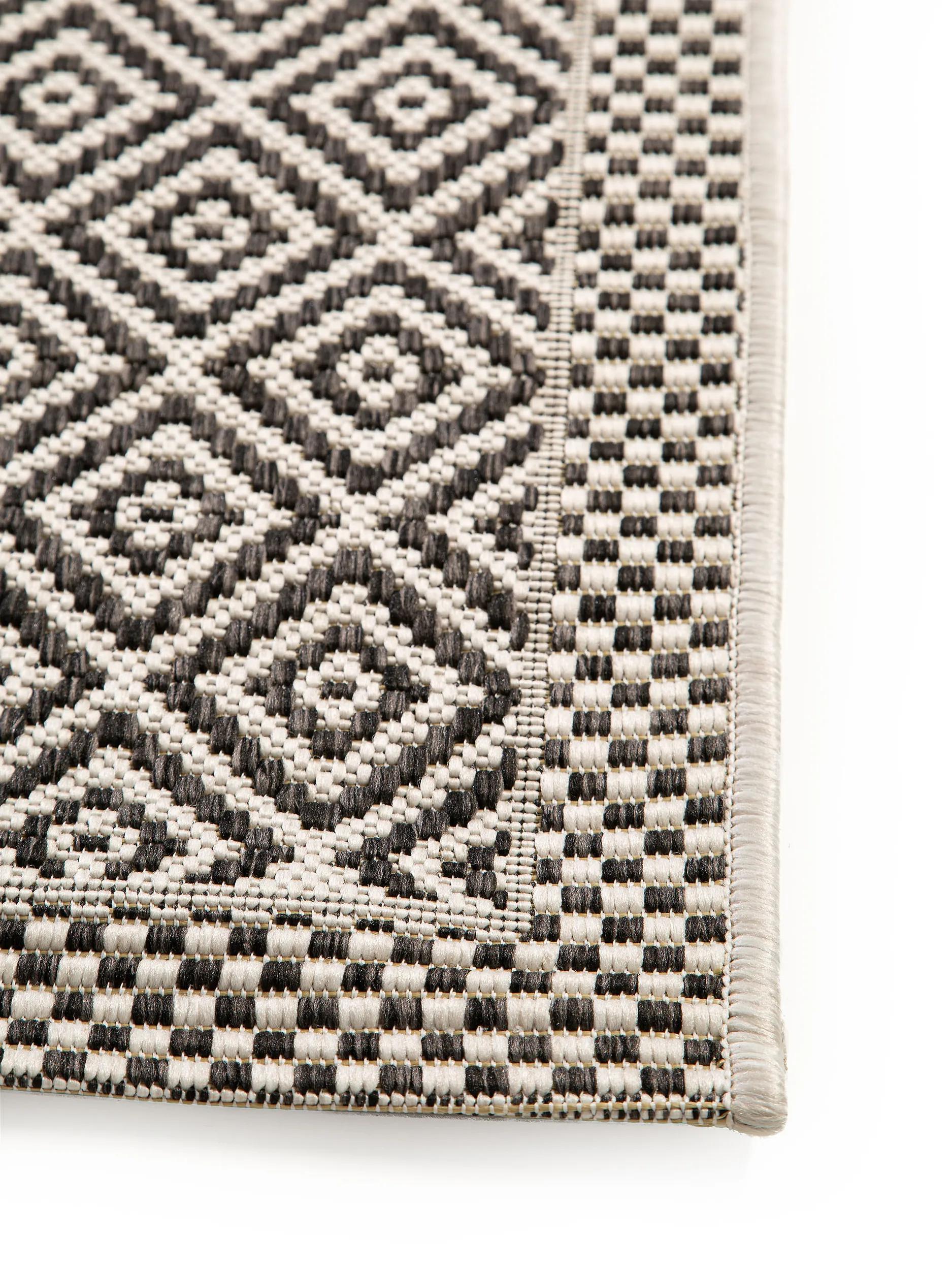 In- & Outdoor Rug Cleo White/Black