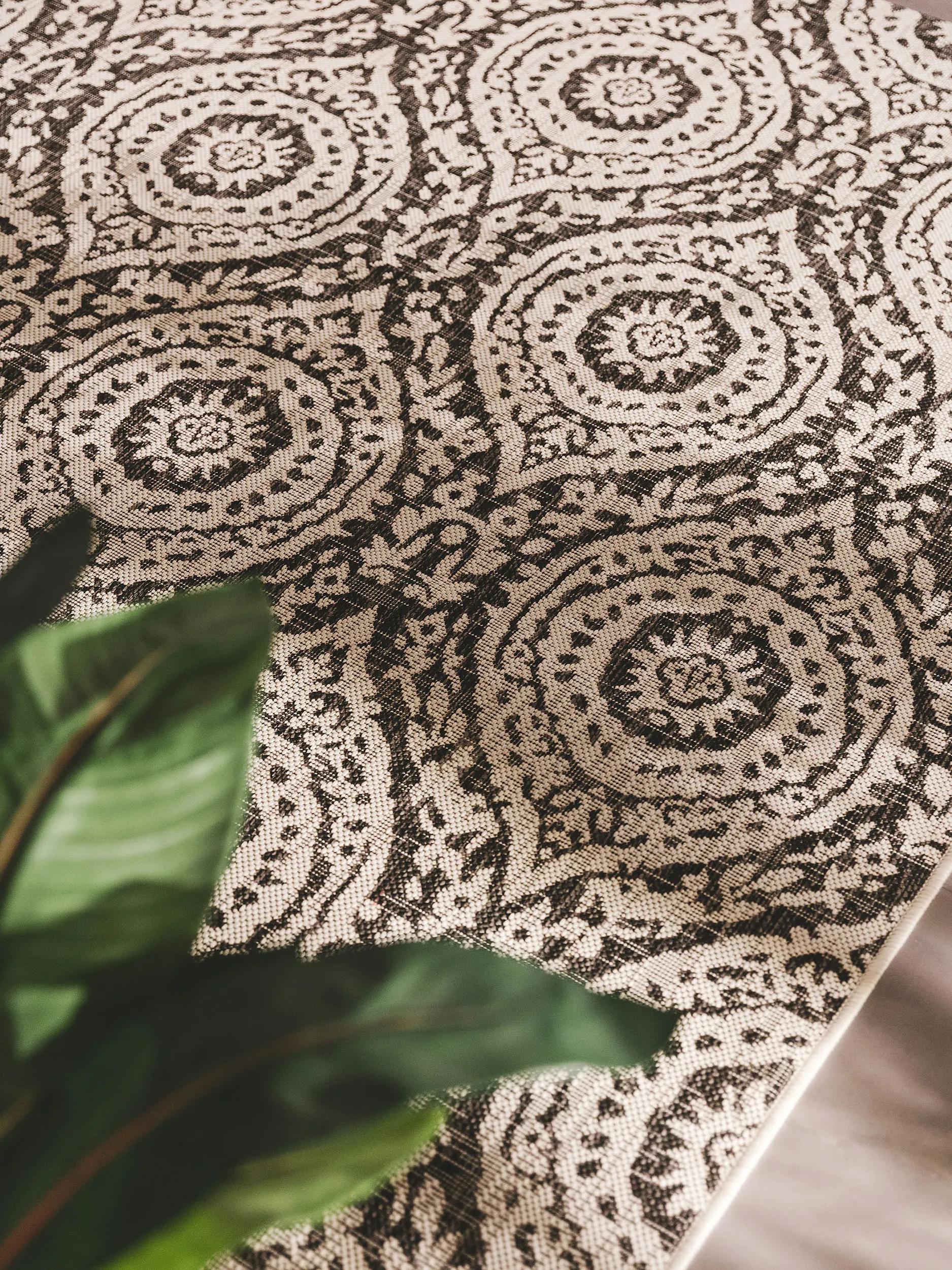 In- & Outdoor Rug Cleo White/Black