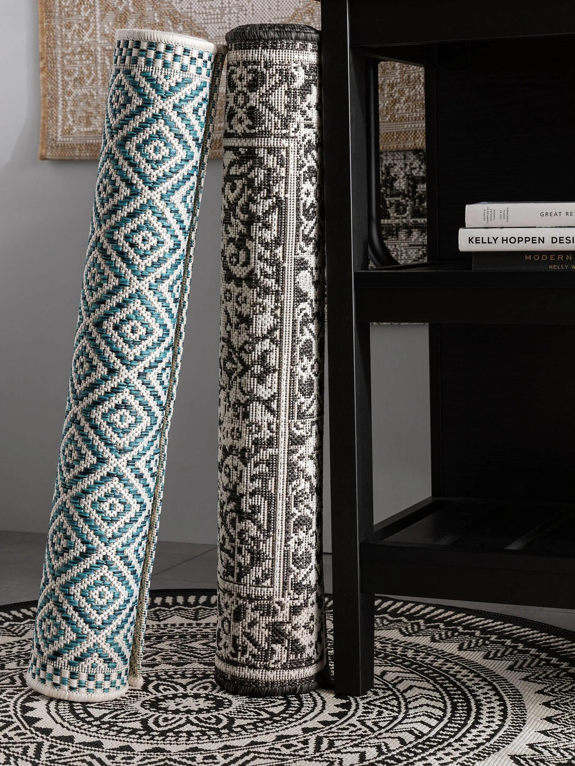 In- & Outdoor Runner Cleo Blue