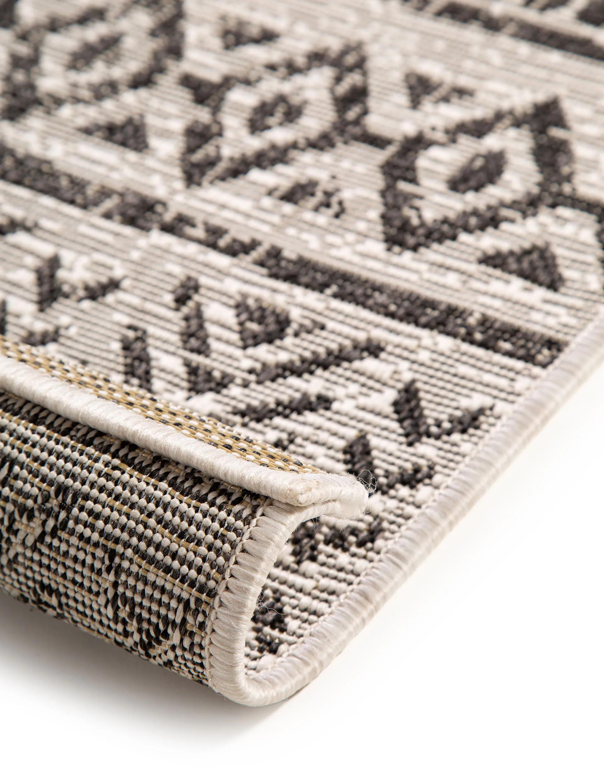 In- & Outdoor Rug Cleo White/Black