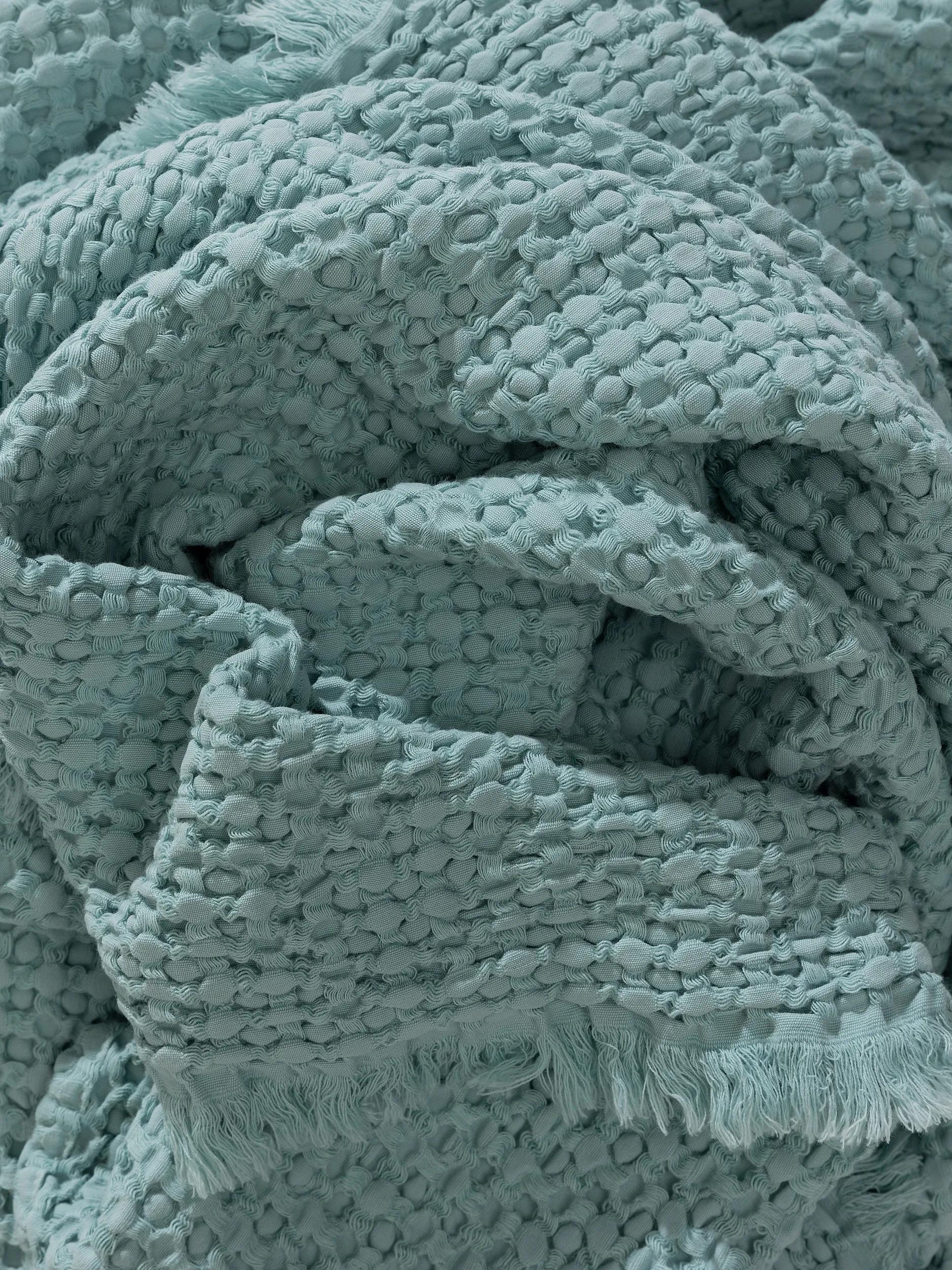 Cotton blanket Cloe Turquoise