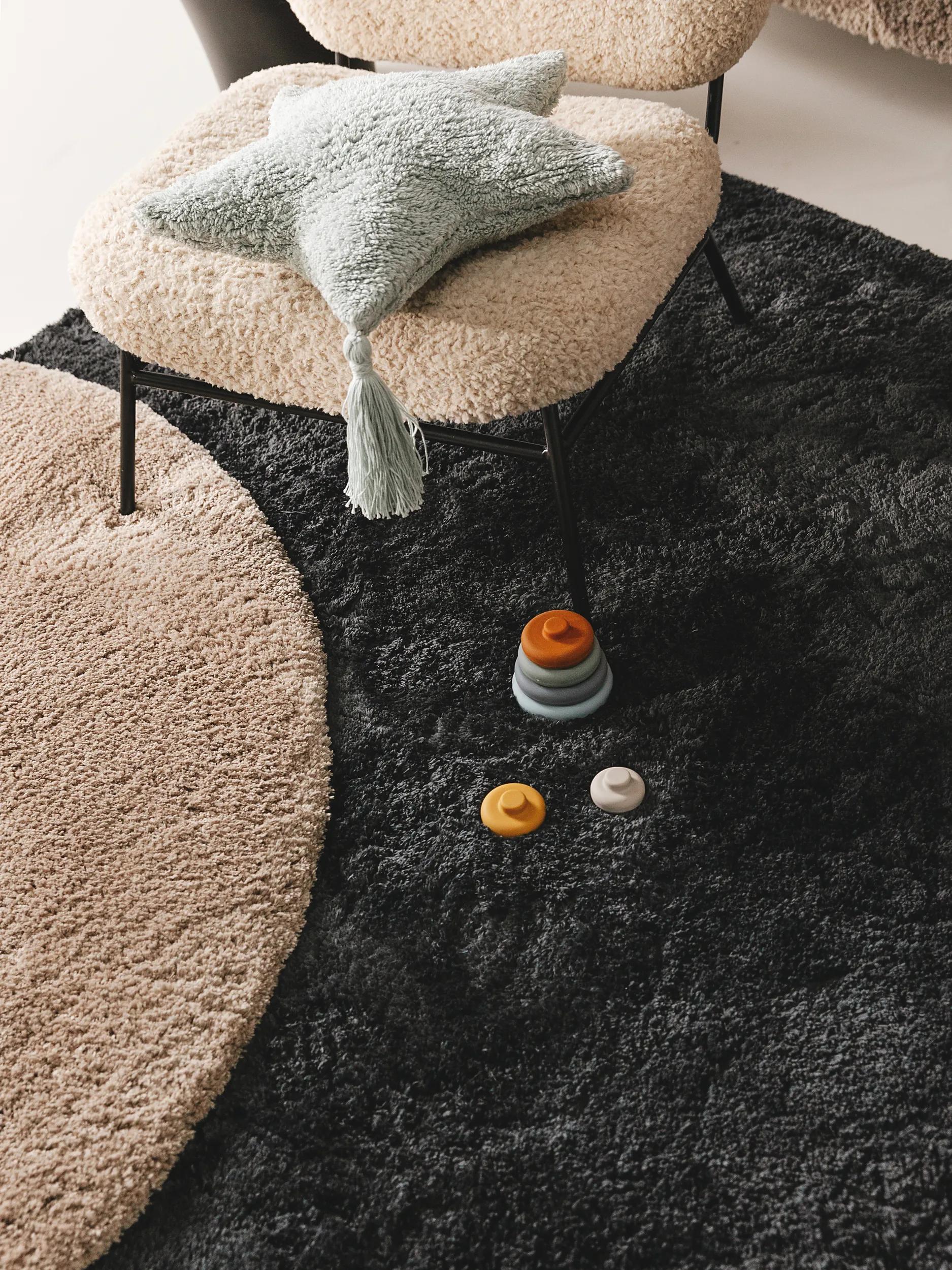 Shaggy rug Cloudy Charcoal