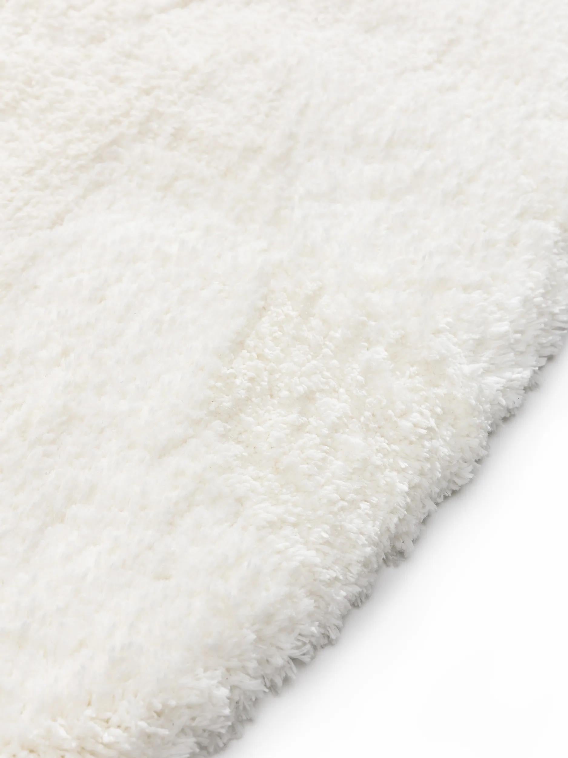 Shaggy Round Rug Cloudy Cream