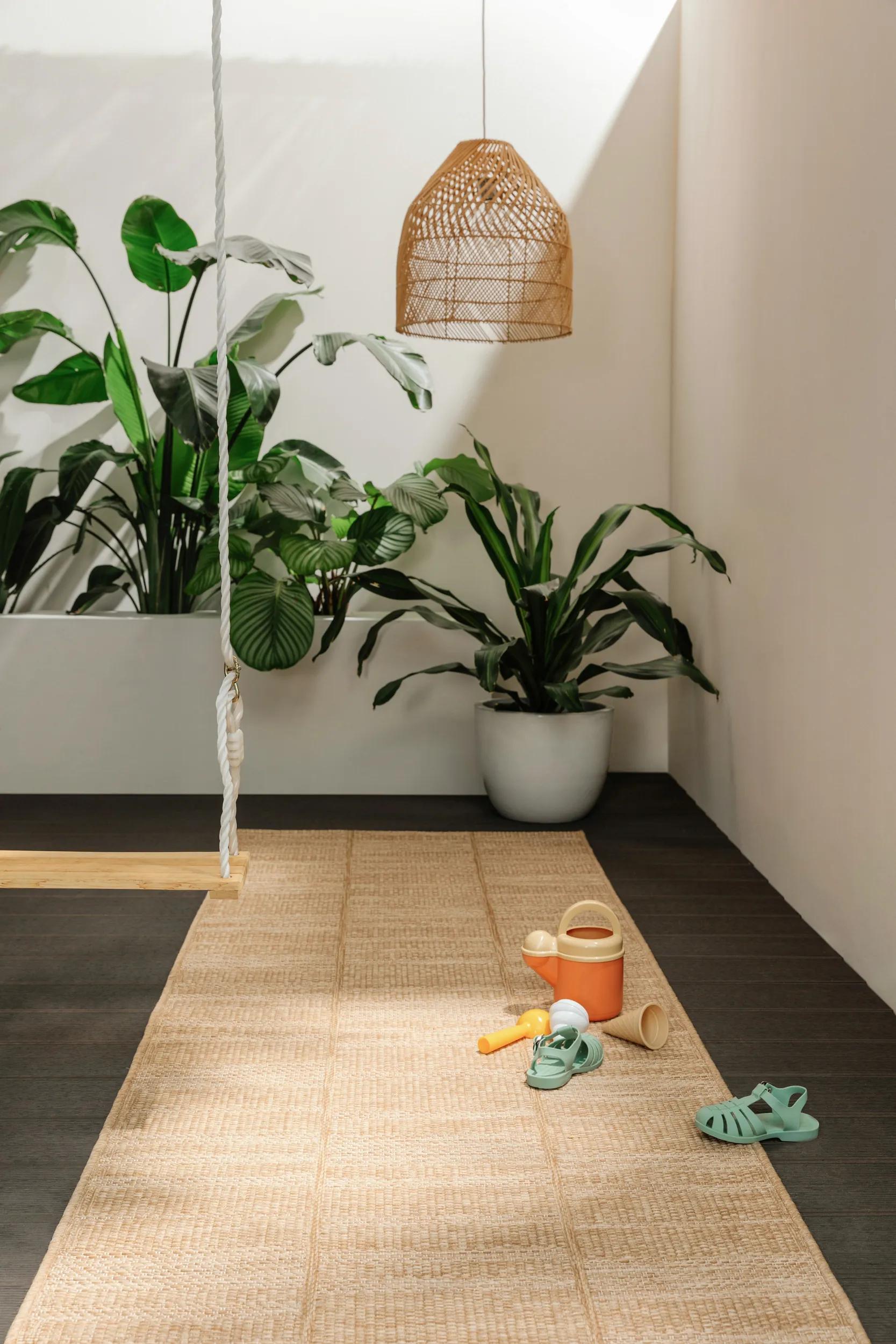 In- & Outdoor Läufer Como Hellbraun