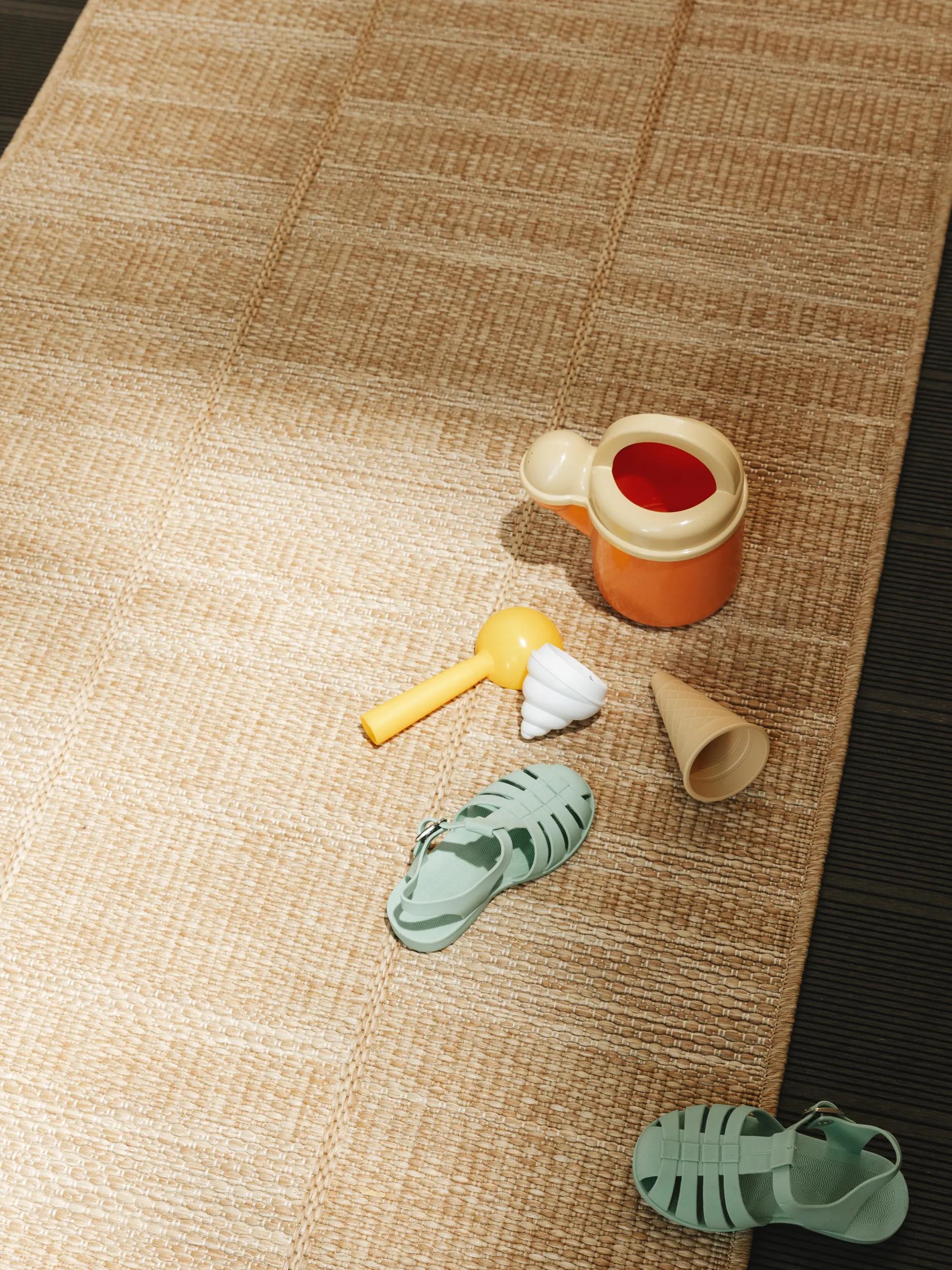 In- & Outdoor Läufer Como Hellbraun