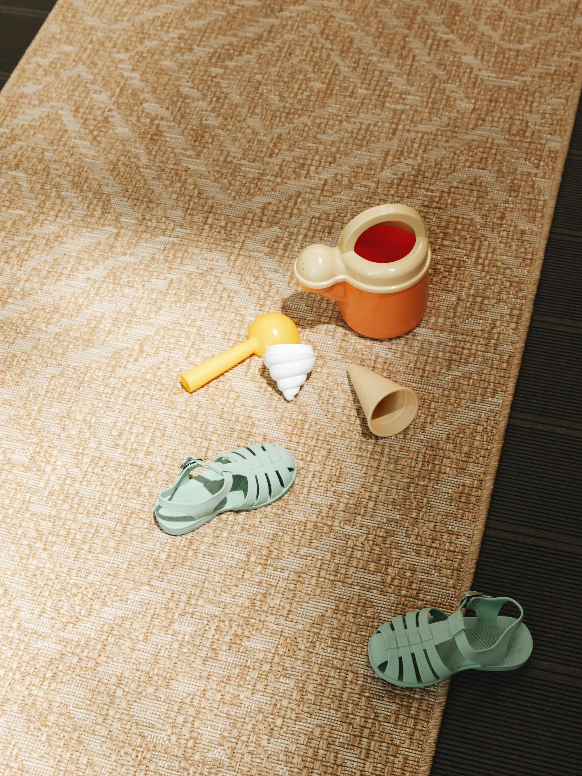 In- & Outdoor Runner Como Light Brown