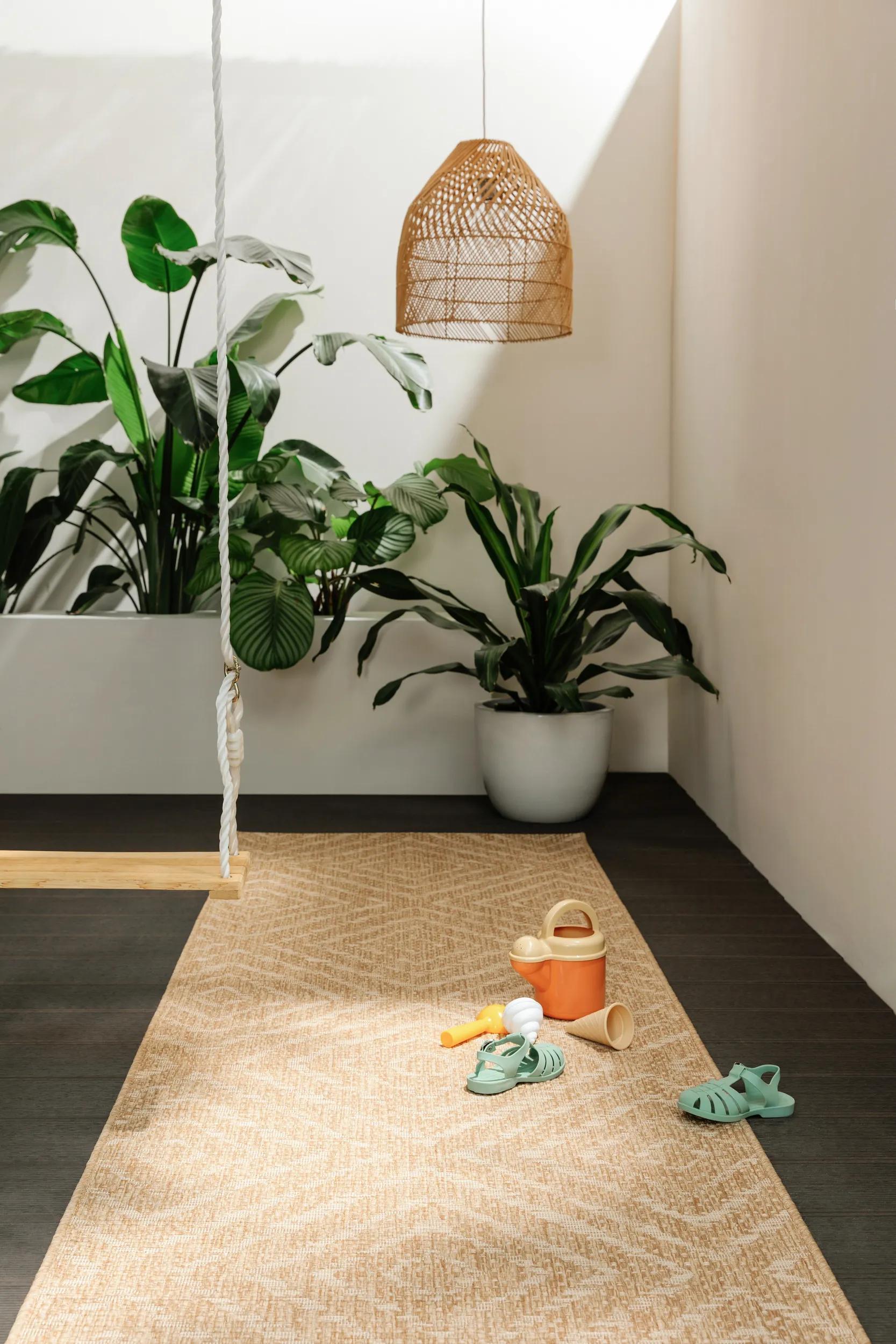 In- & Outdoor Runner Como Light Brown