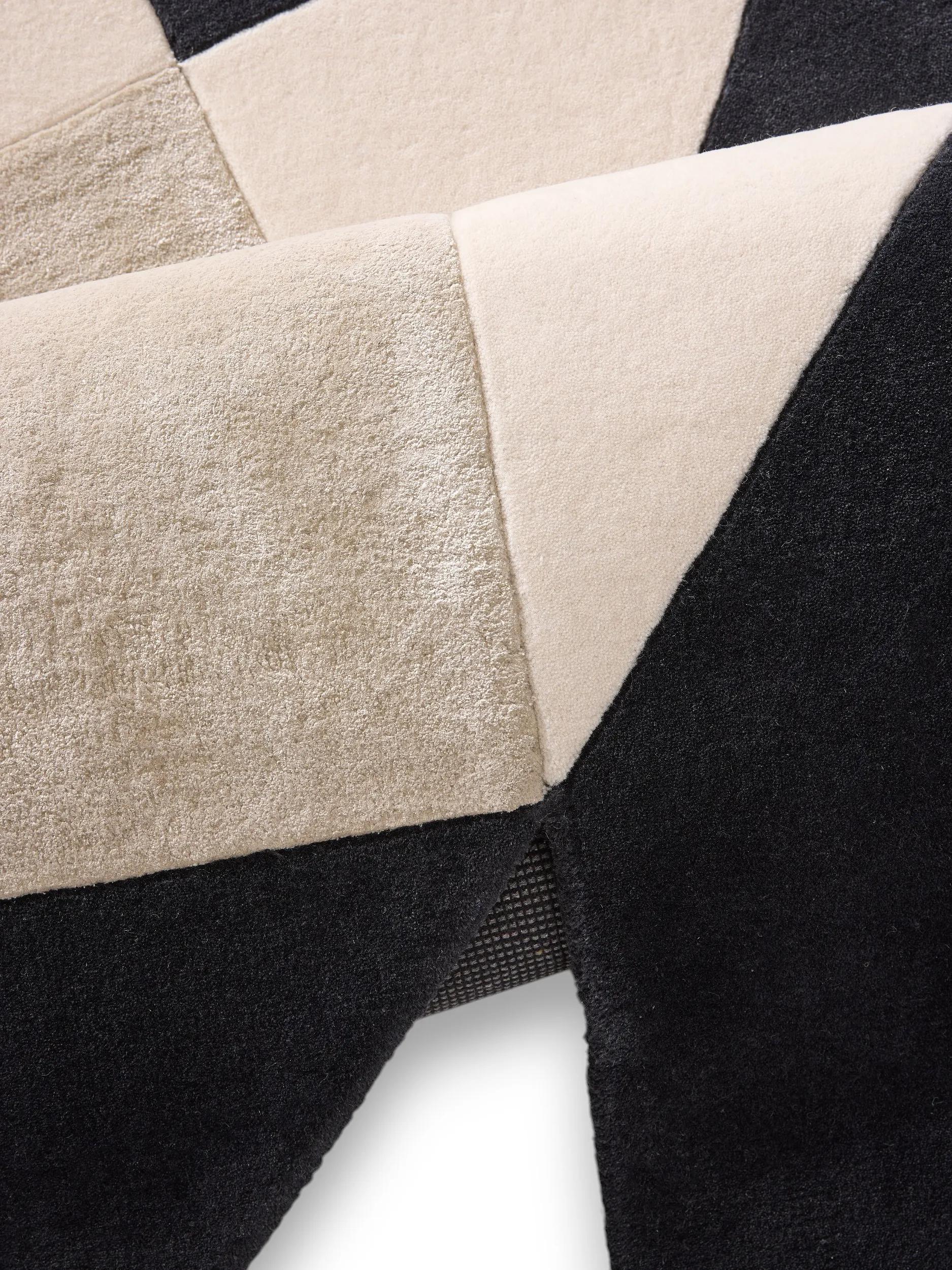 Rug Cubes Black/White