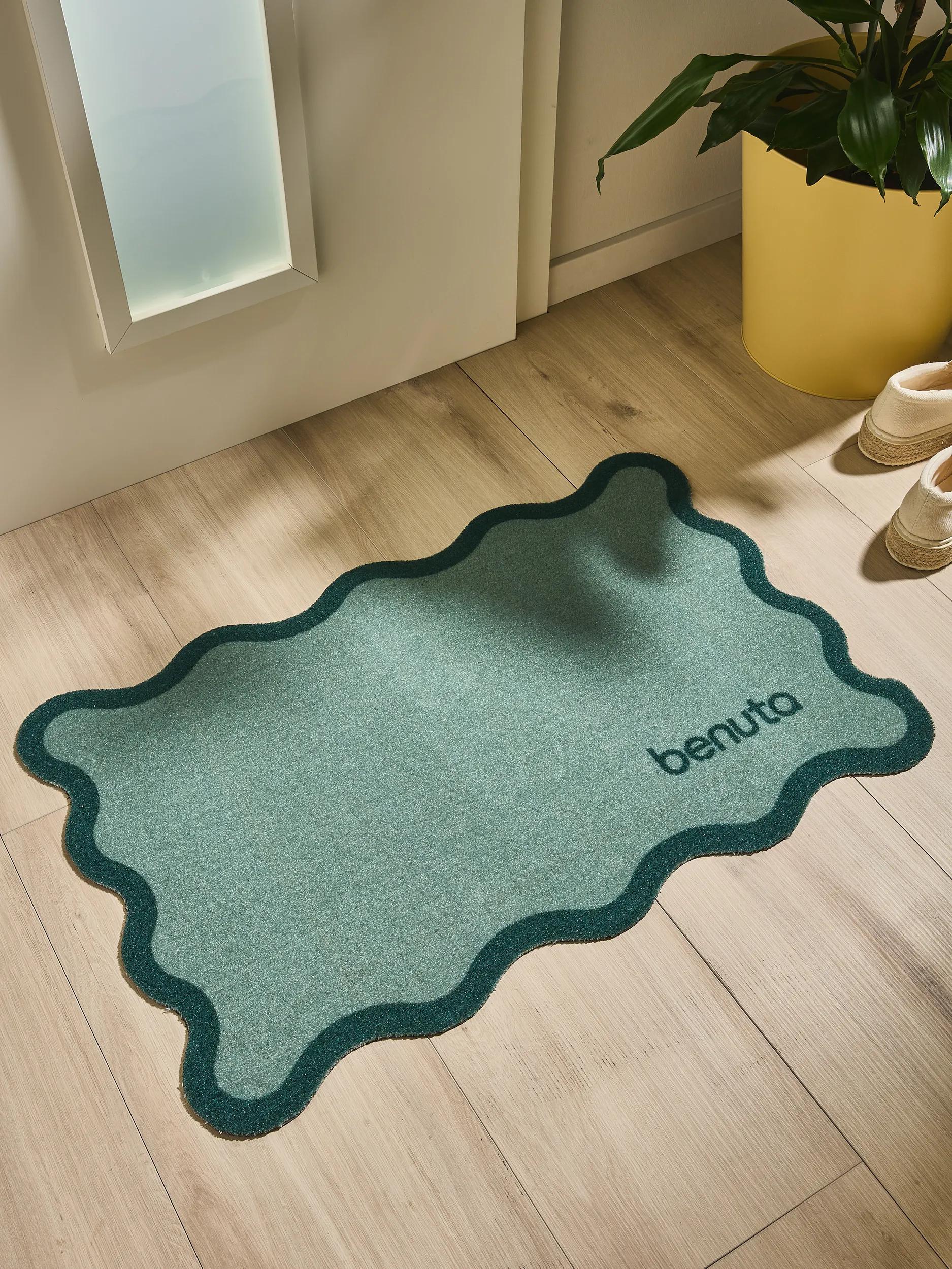 Door mat Curl Green