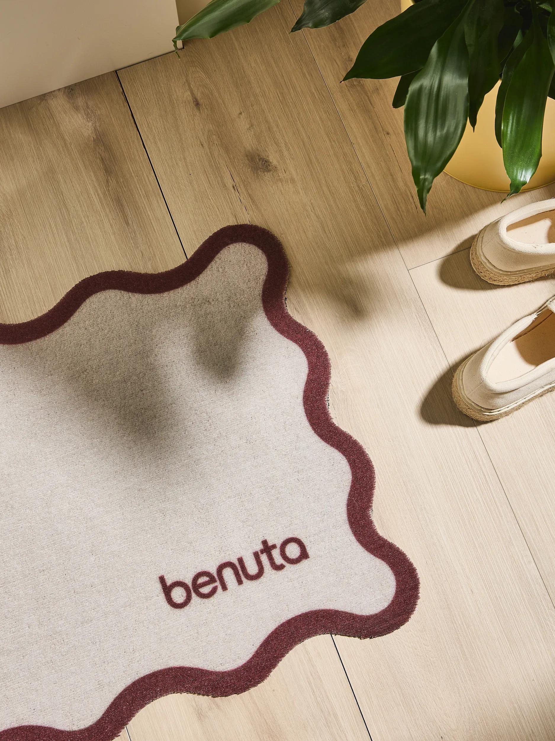 Door mat Curl Beige/Brown