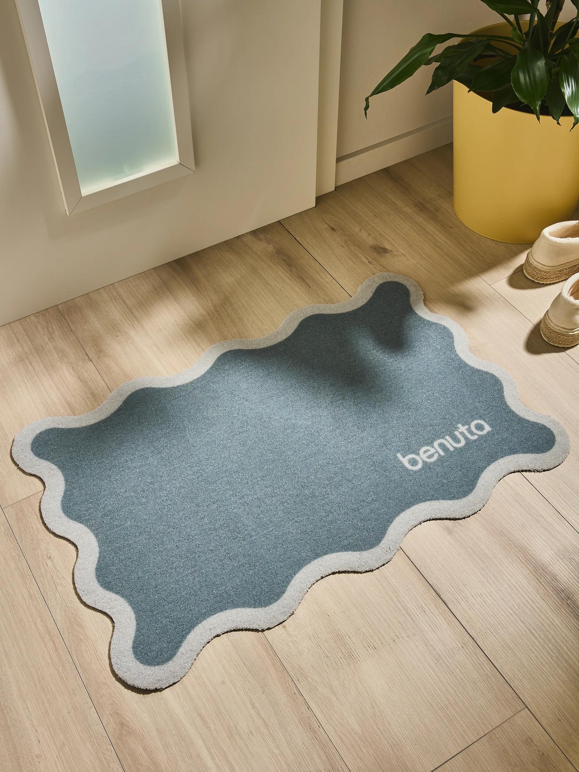 Door mat Curl Grey