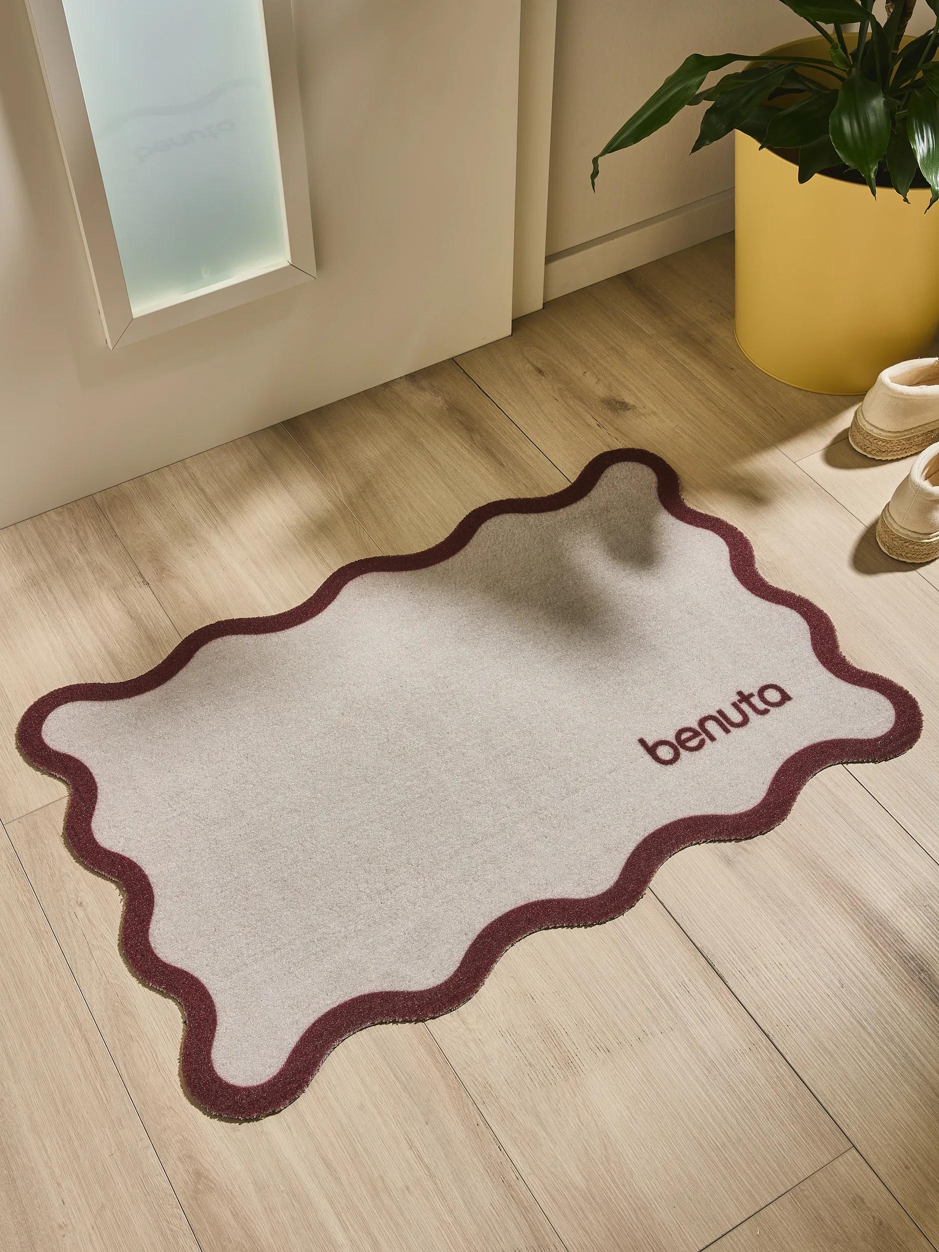 Door mat Curl Beige/Brown