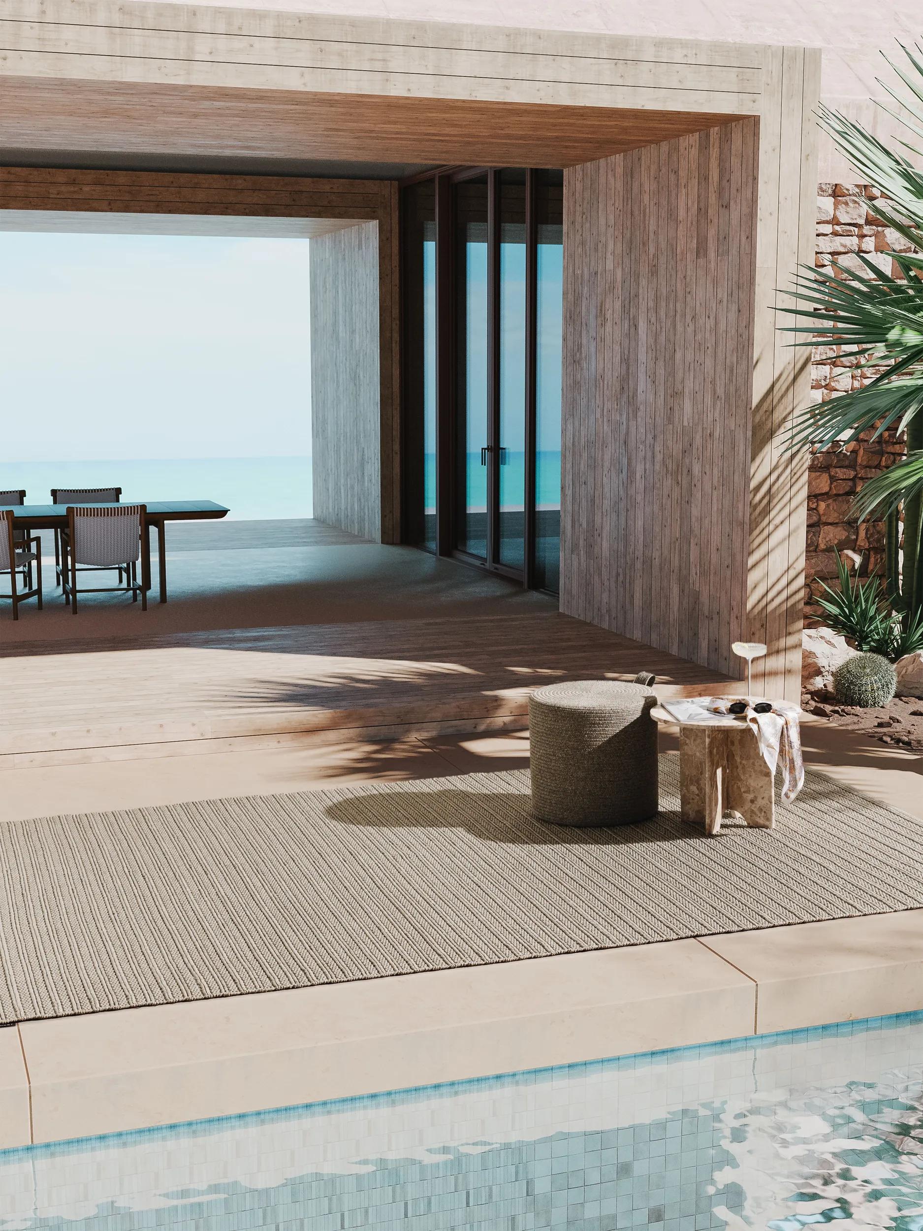 In- & Outdoor Rug Cyril Light Grey