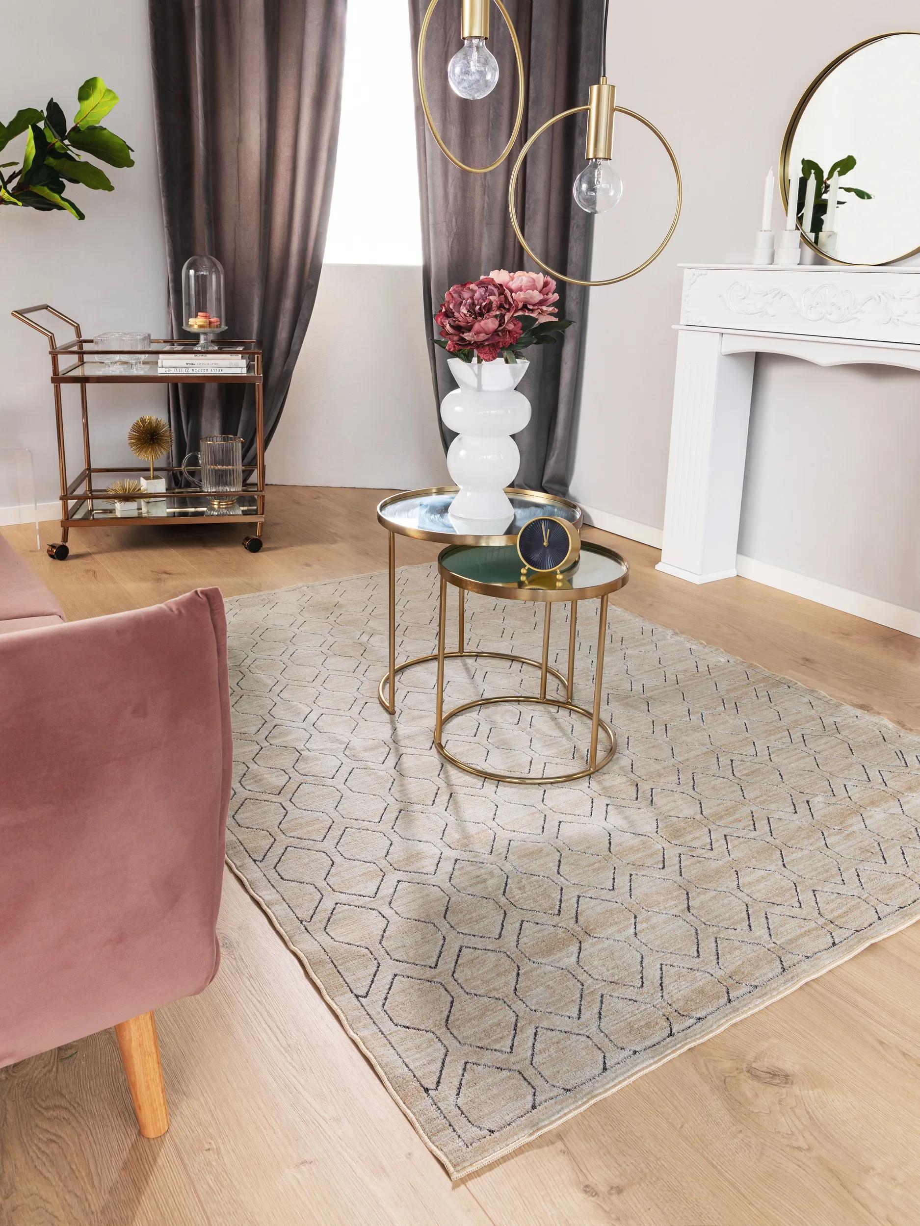 Alfombra Margarita Crema