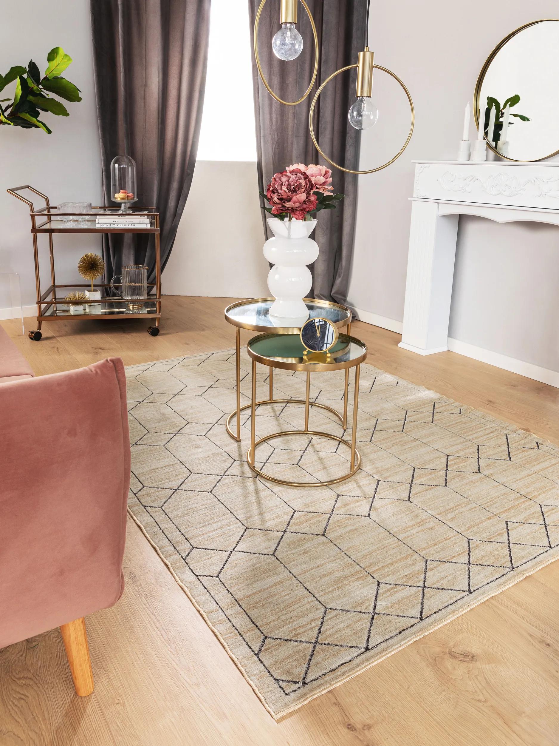 Alfombra Margarita Crema