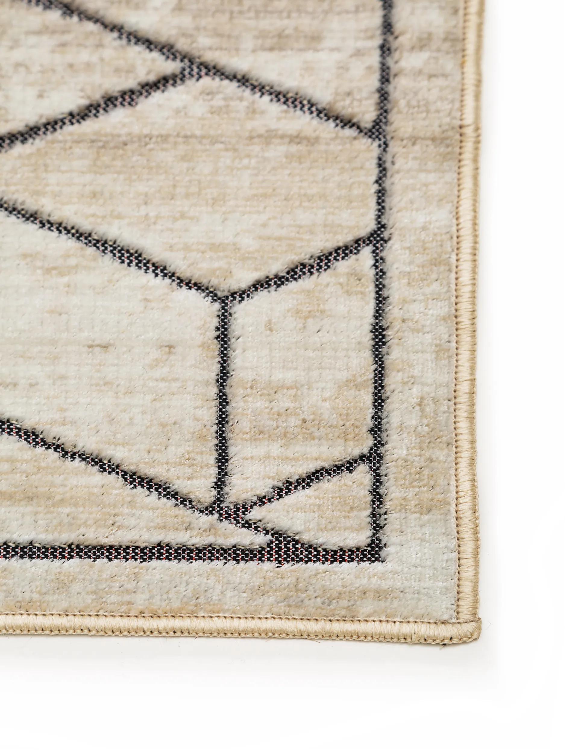 Teppich Gänseblümchen Creme