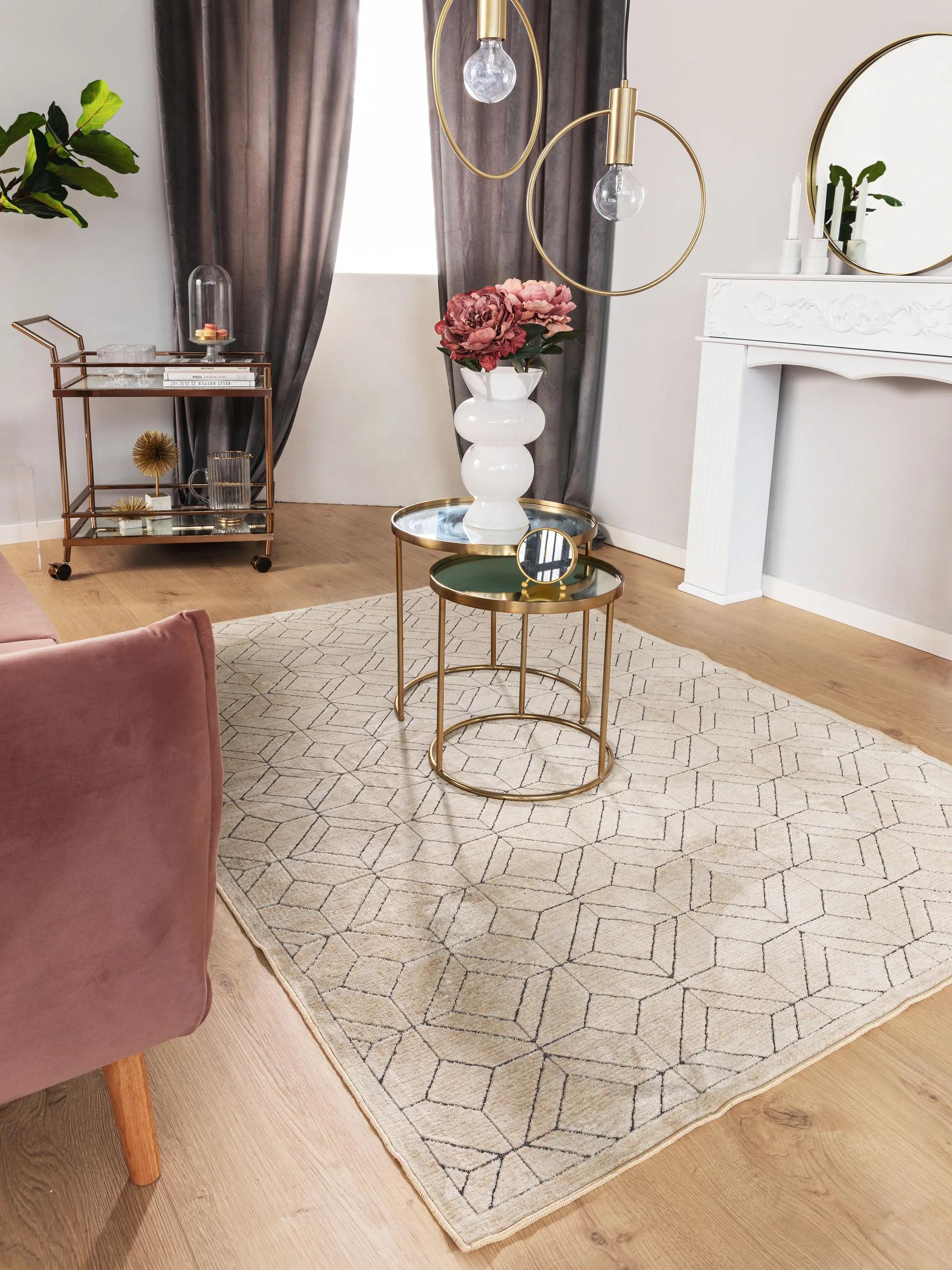 Alfombra Margarita Crema