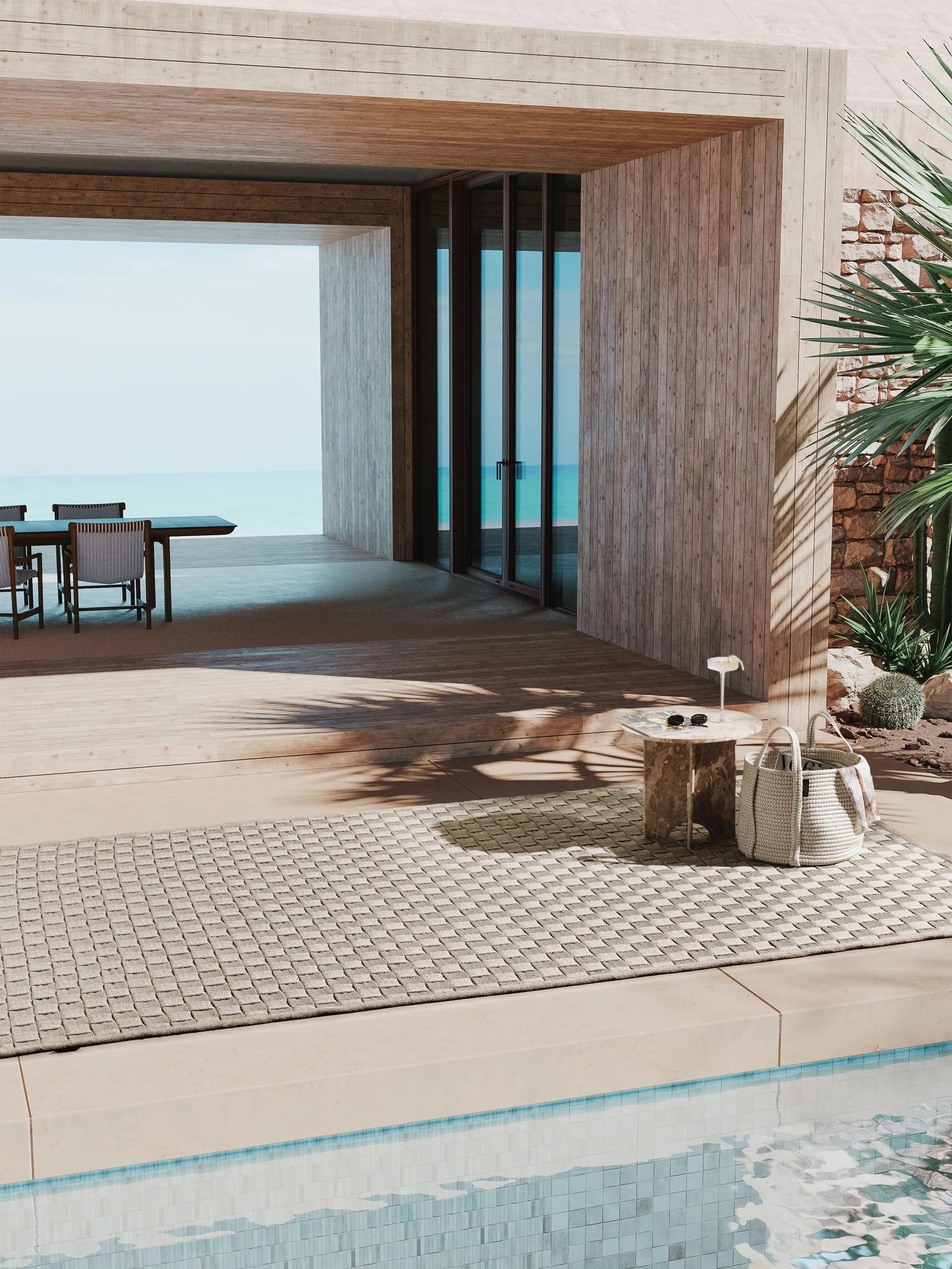 In- & Outdoor Rug Dalida Light Grey