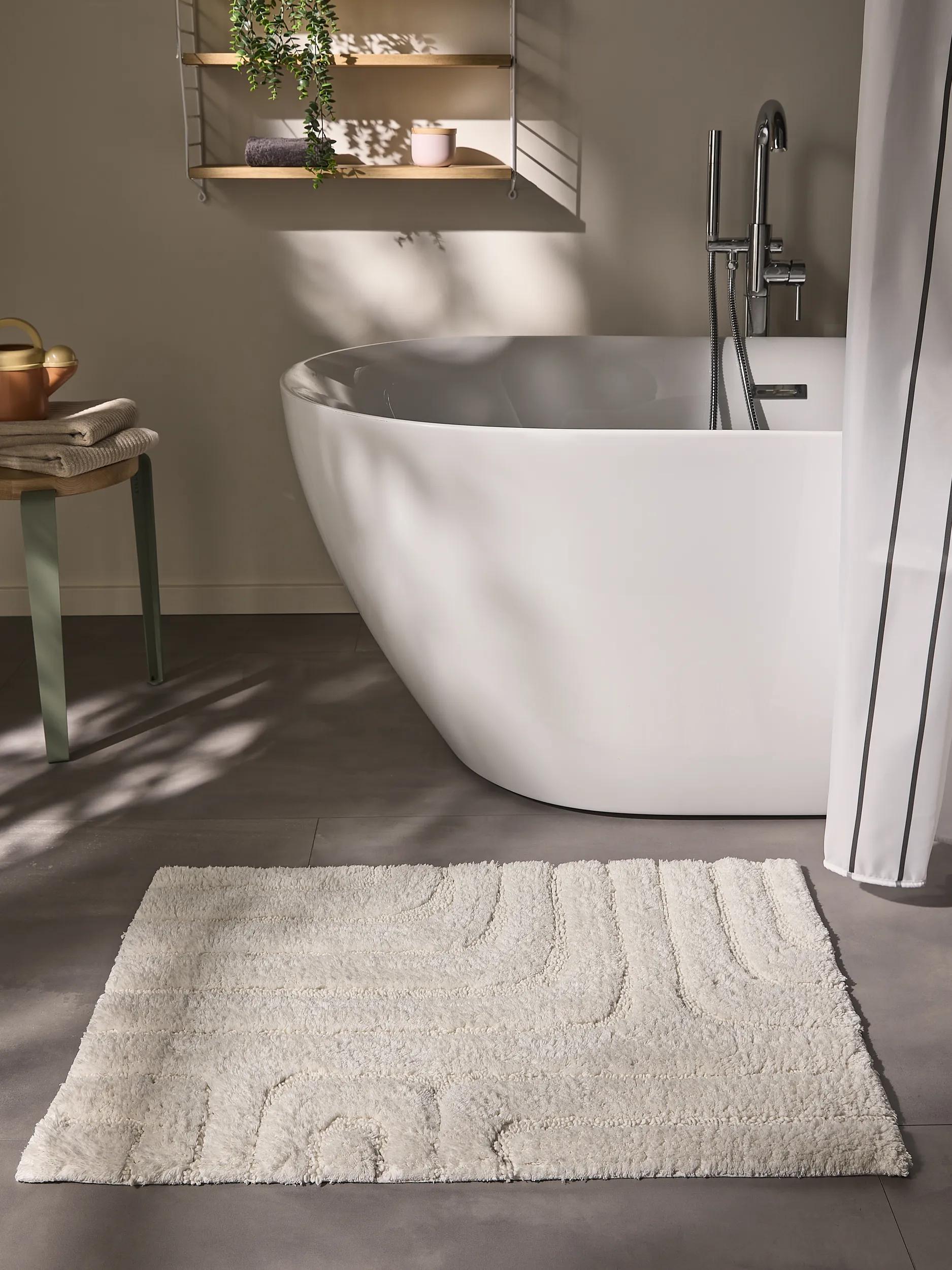 Bath Rug Dan Cream