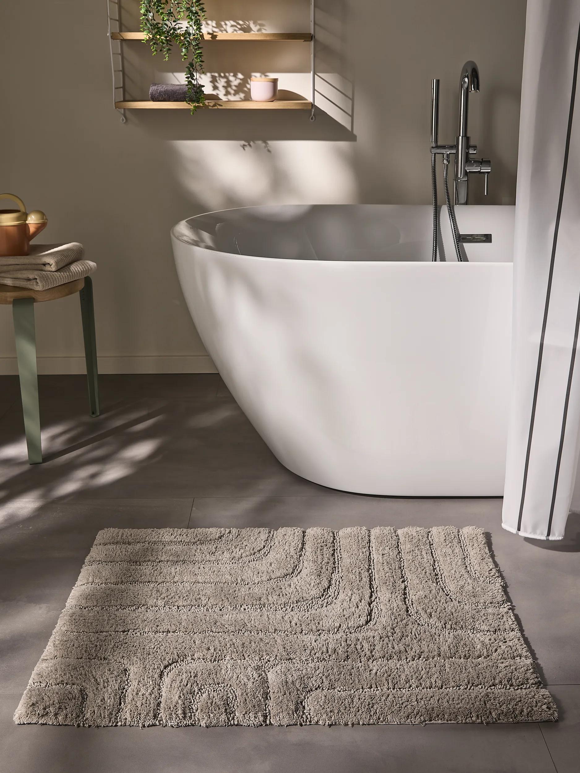 Bath Rug Dan Taupe