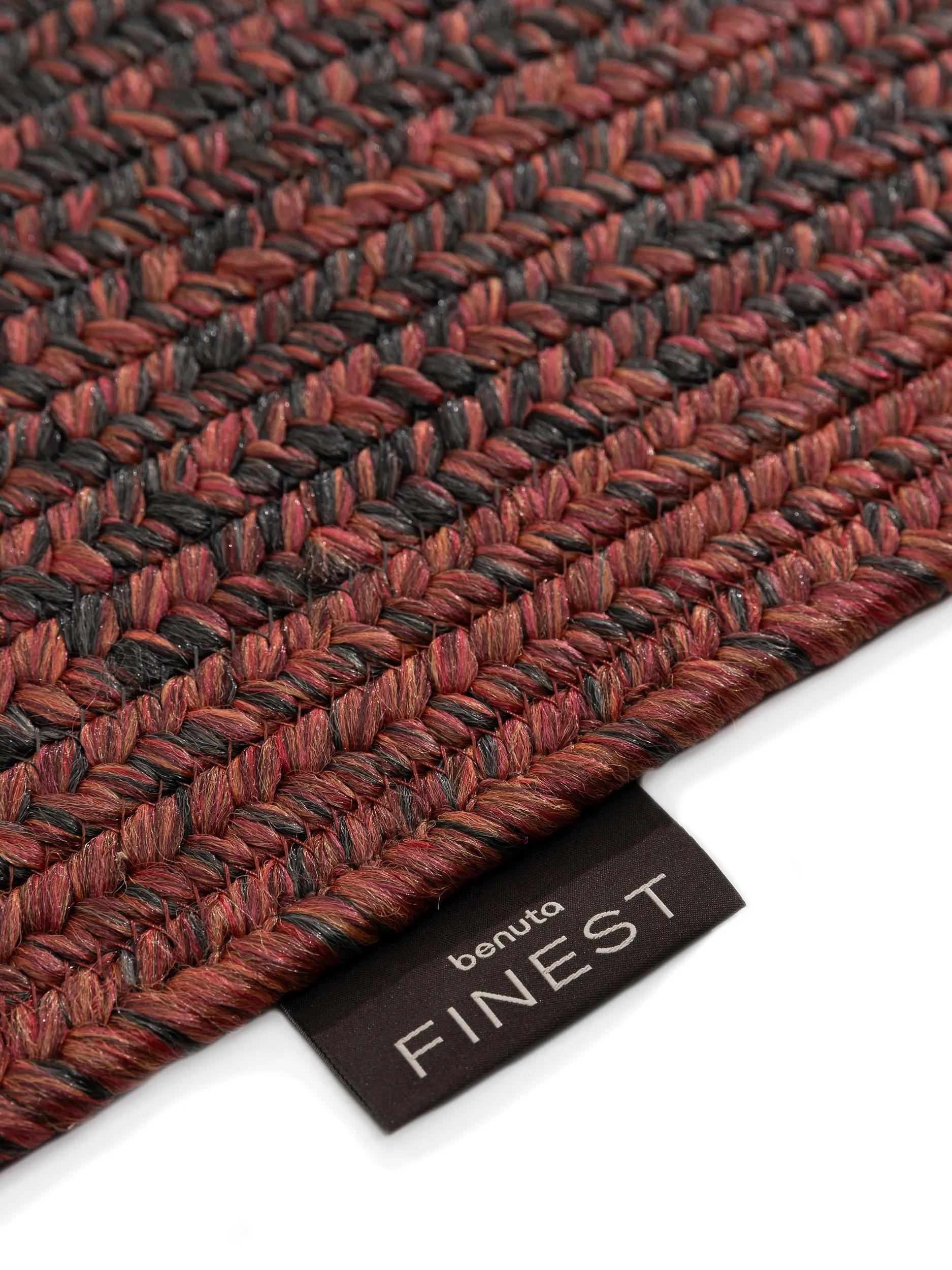 In- & Outdoor Rug Daniel Charcoal/Red