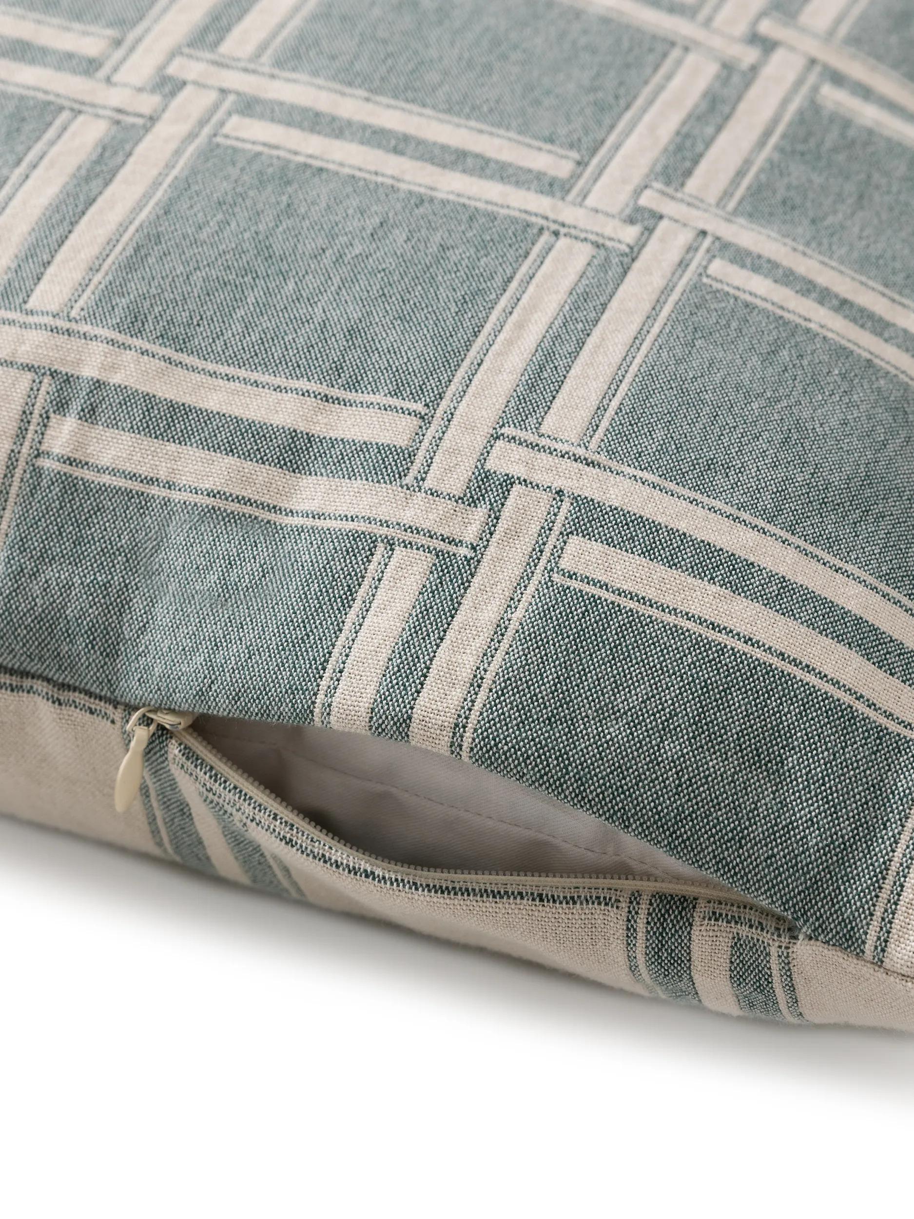 Cushion Cover Dario Cream/Green