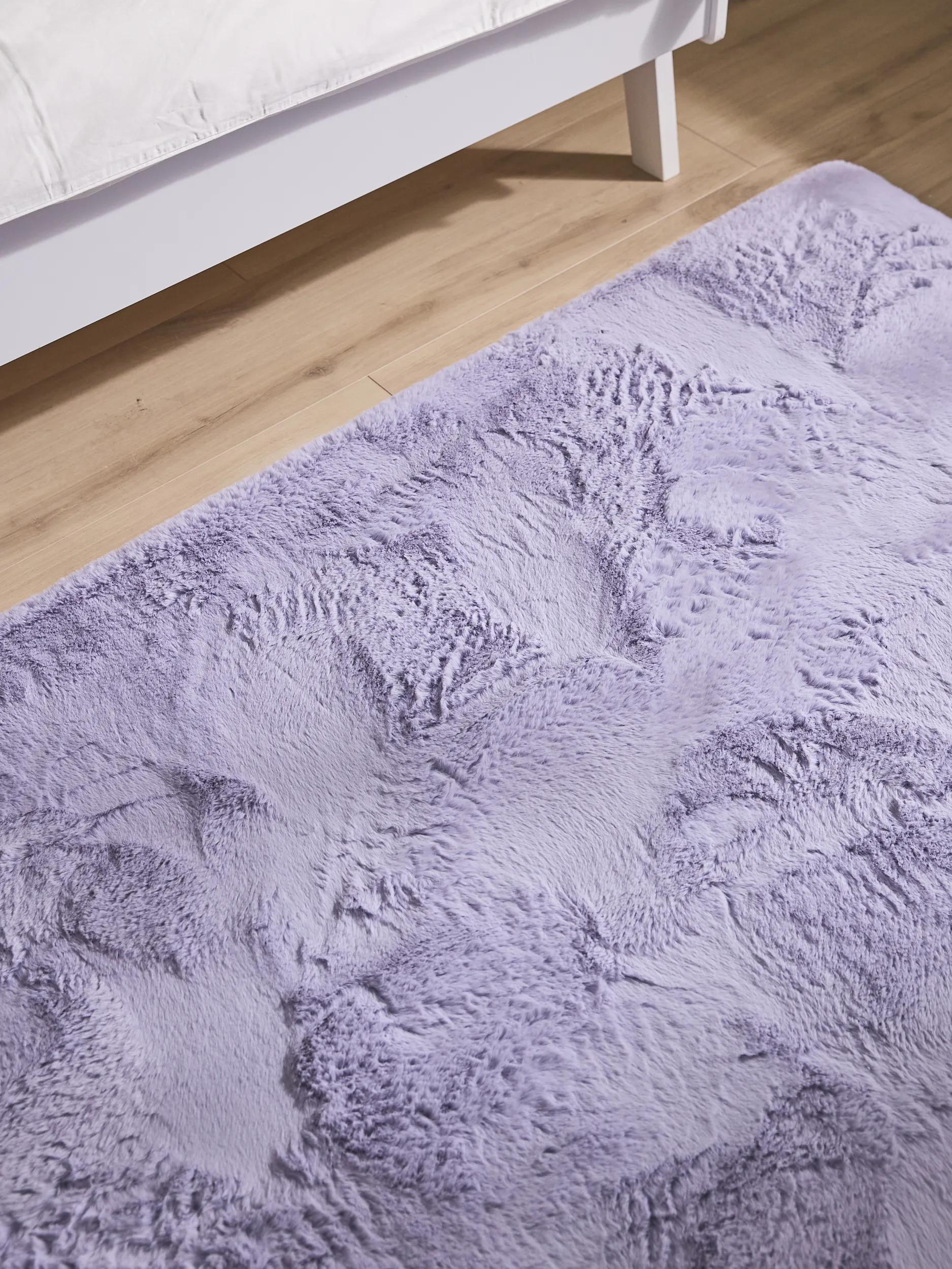 Washable Kids Rug Dave Purple