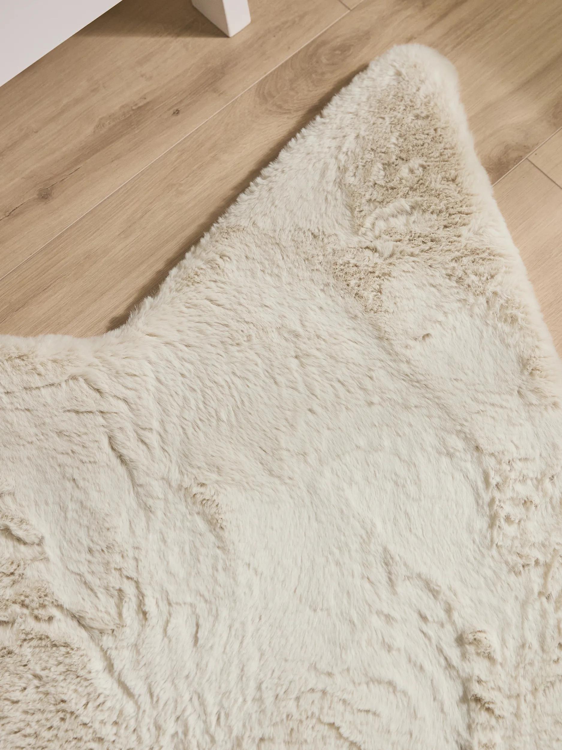 Washable Kids Rug Dave Cream