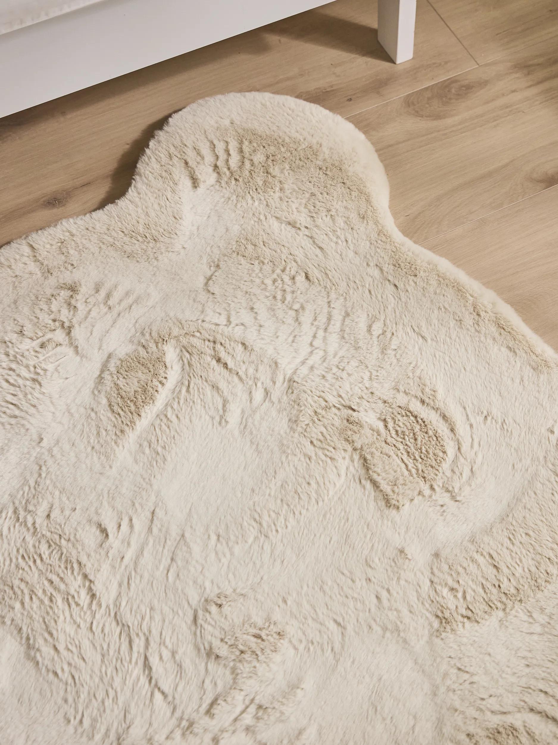 Washable Kids Rug Dave Cream