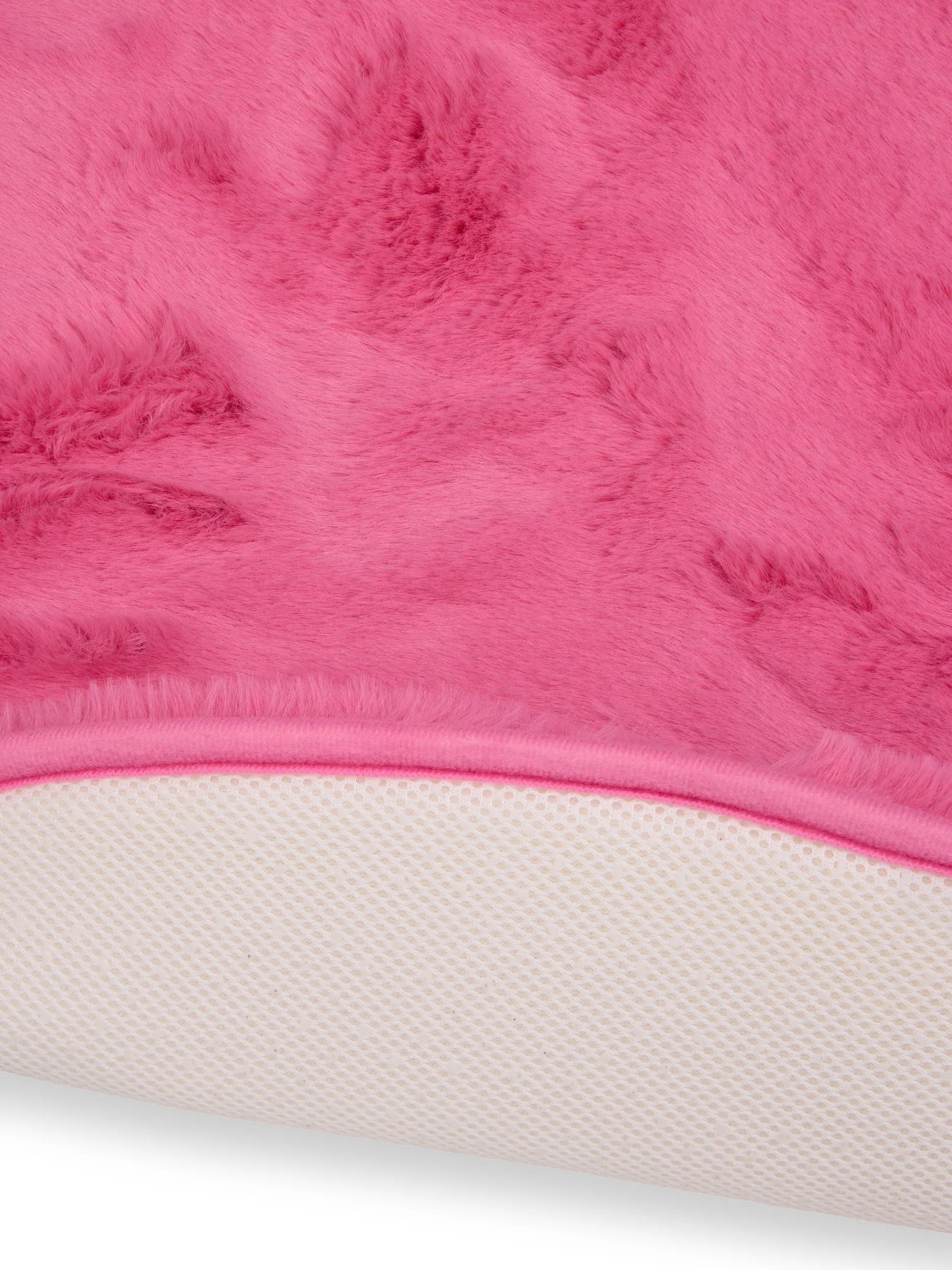 Washable Kids Rug Dave Pink