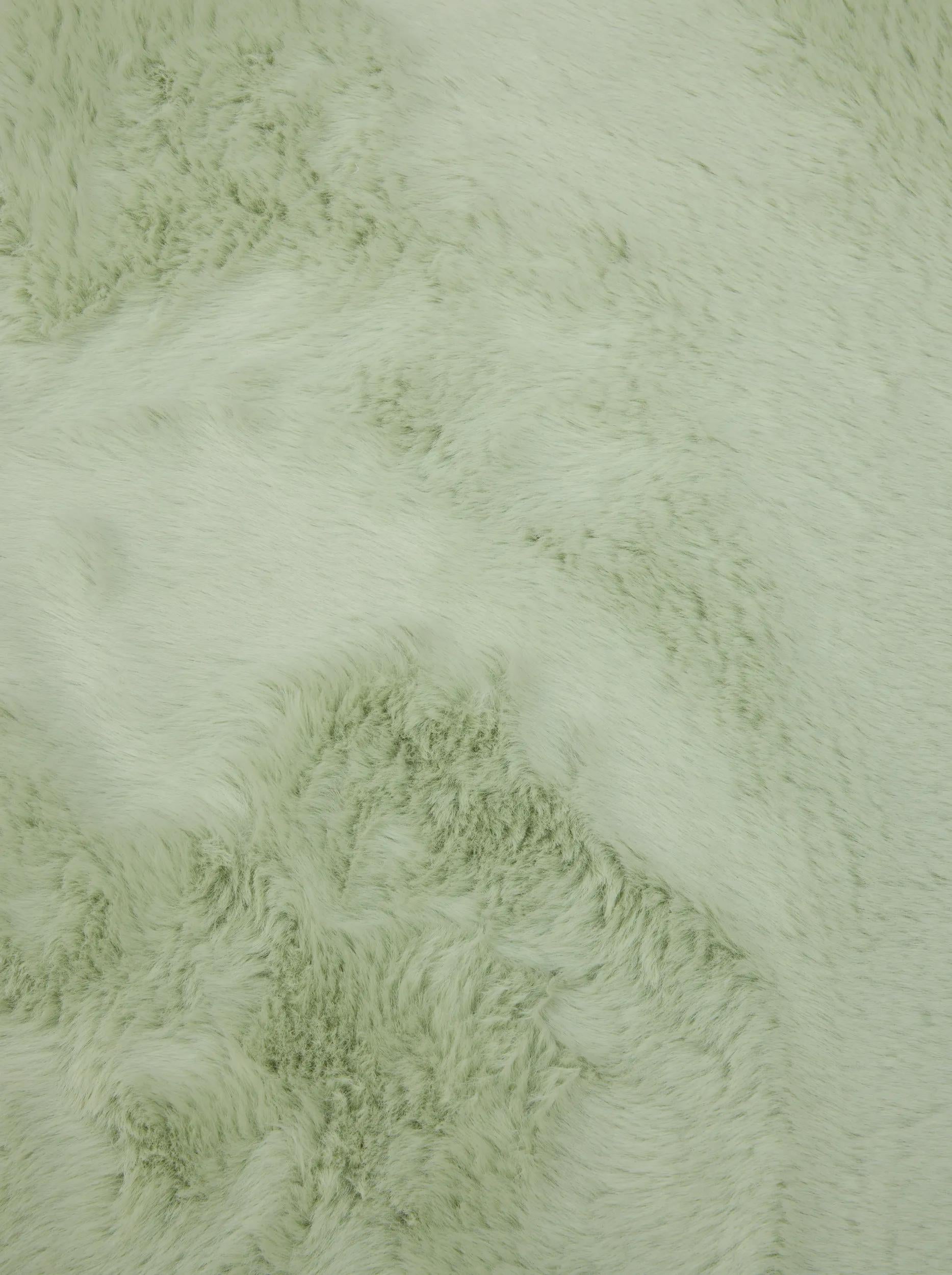 Washable Kids Rug Dave Light Green