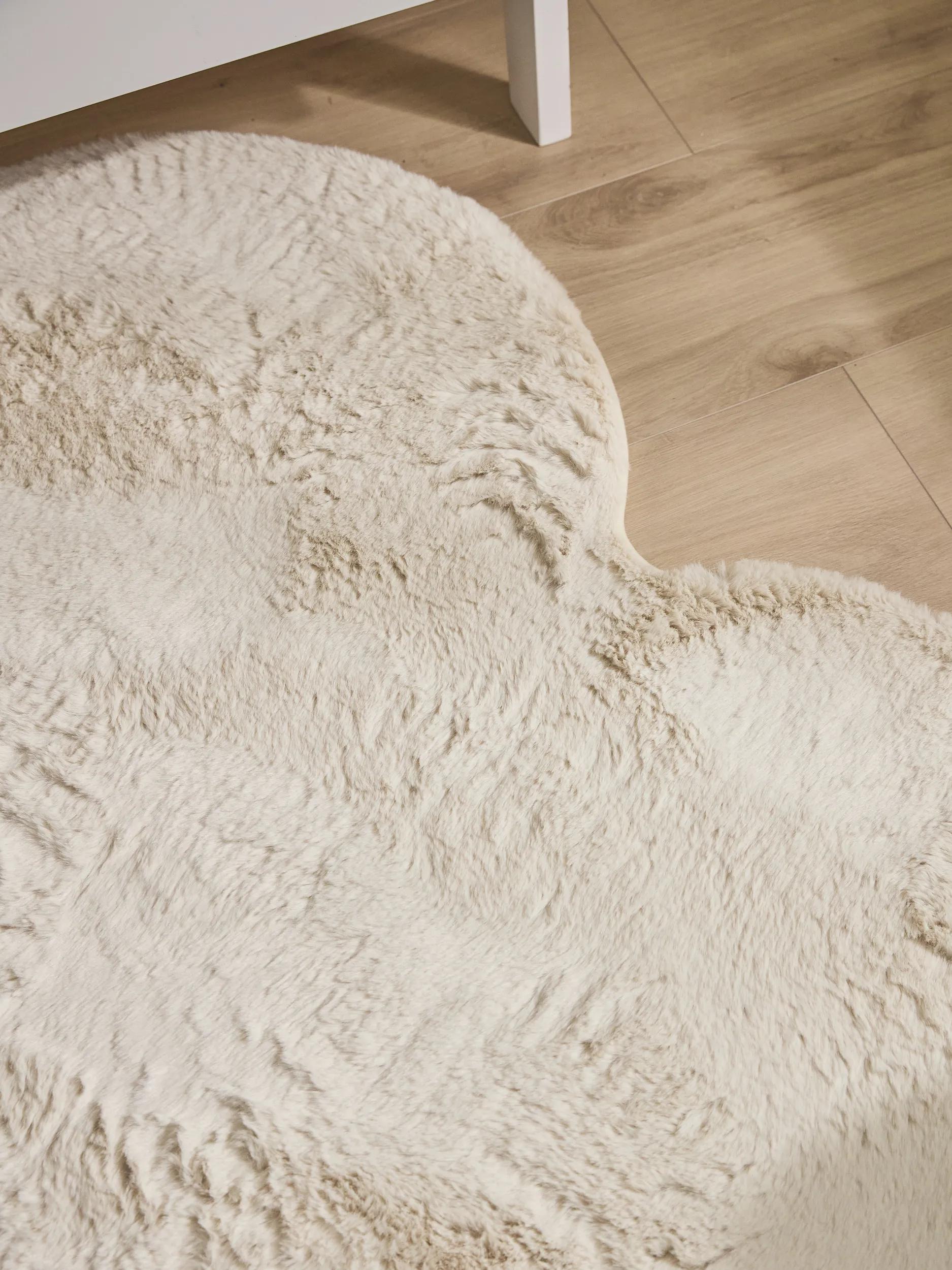 Washable Kids Rug Dave Cream
