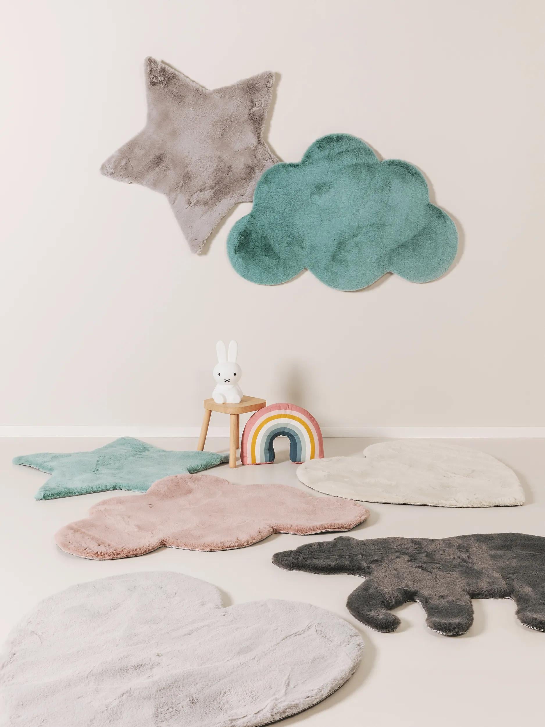 Washable Kids Rug Dave Charcoal