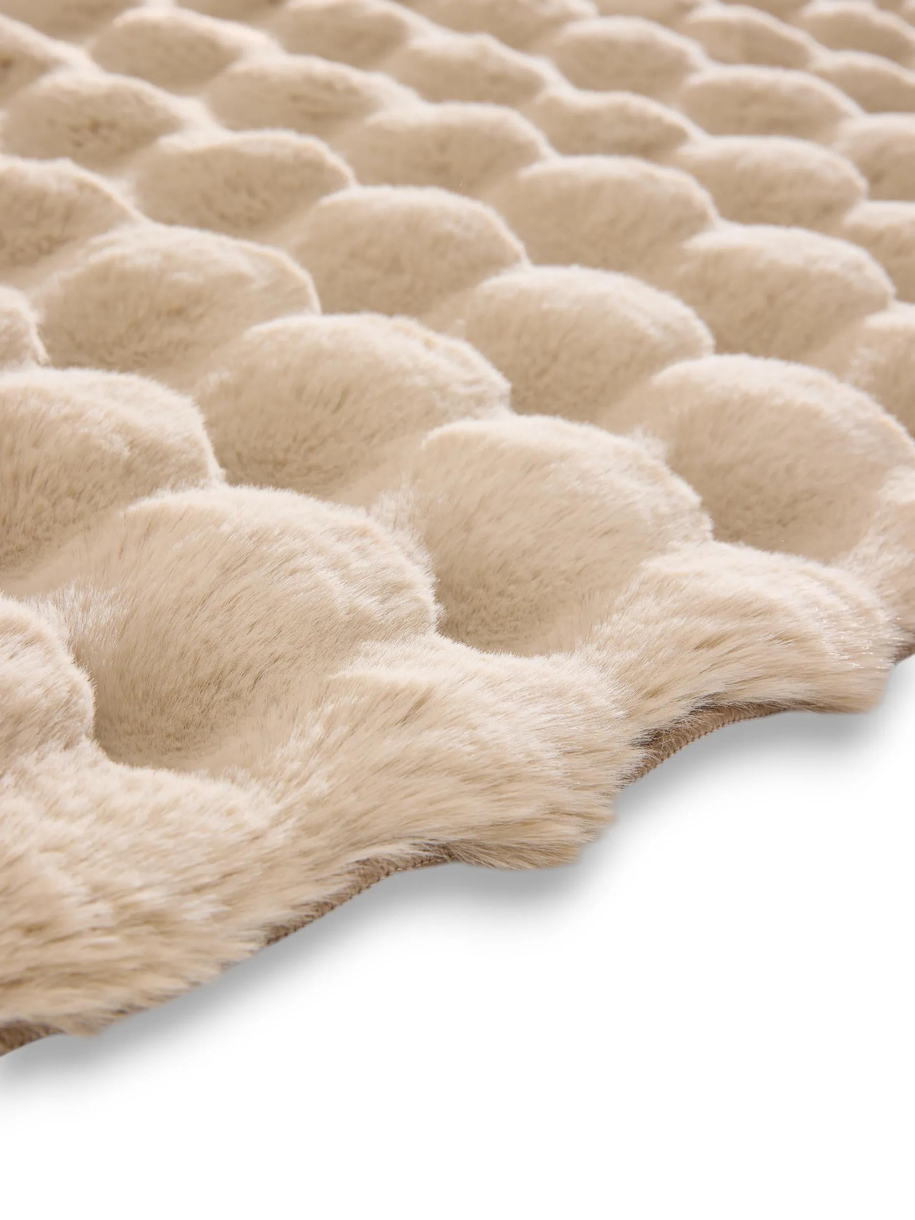 Fur Rug Dave Beige