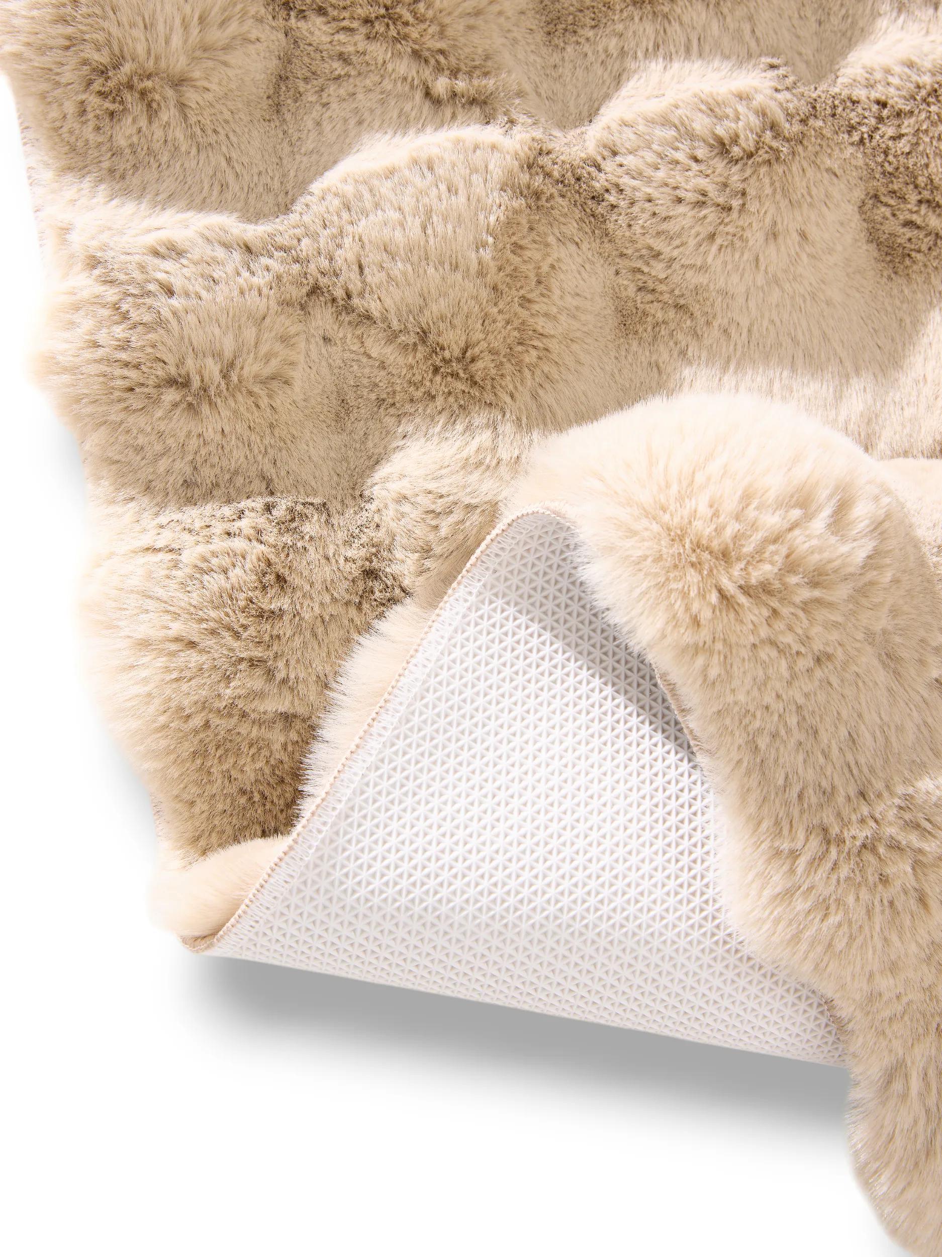Fur Rug Dave Beige