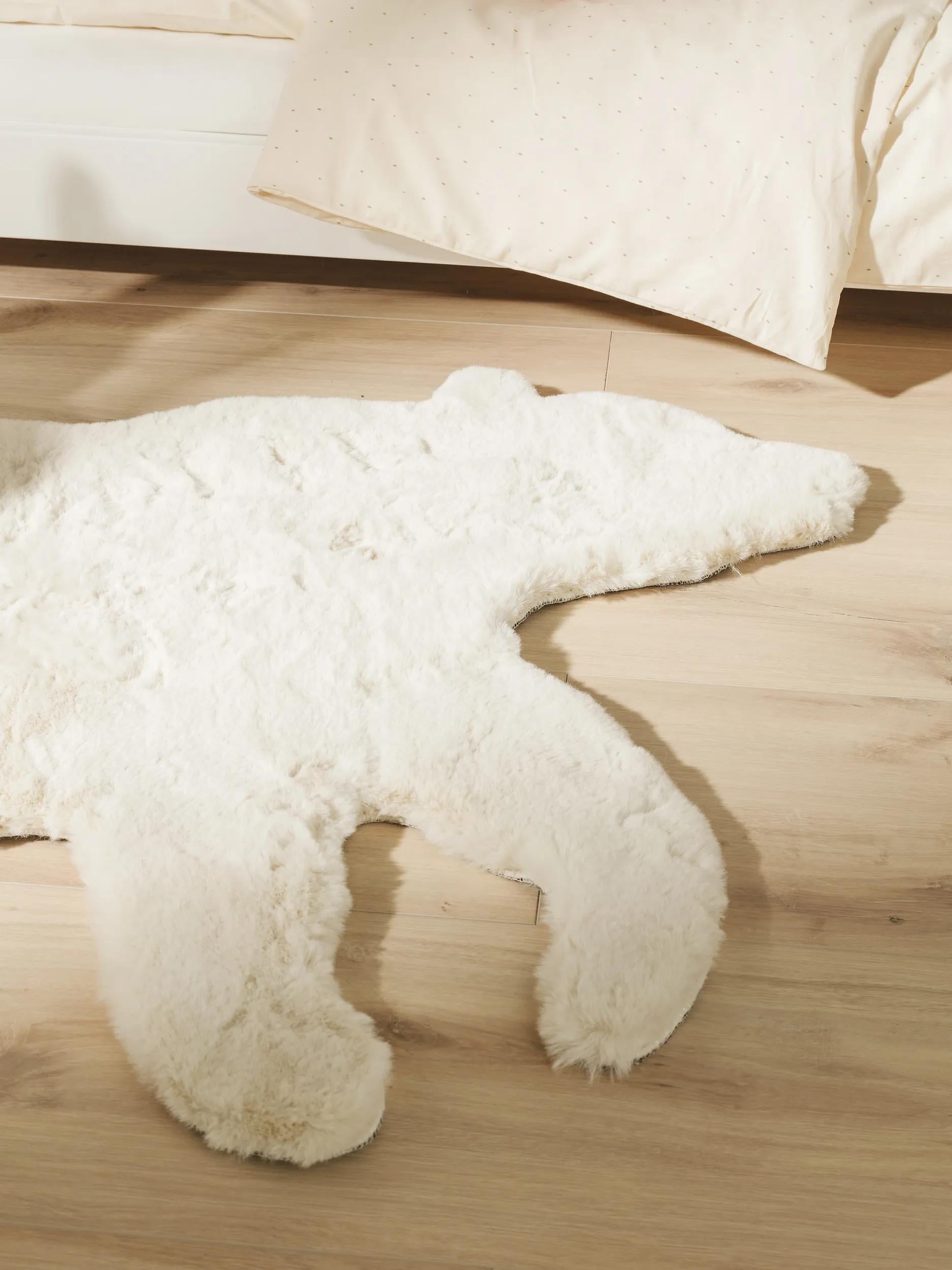Washable Kids Rug Dave Cream