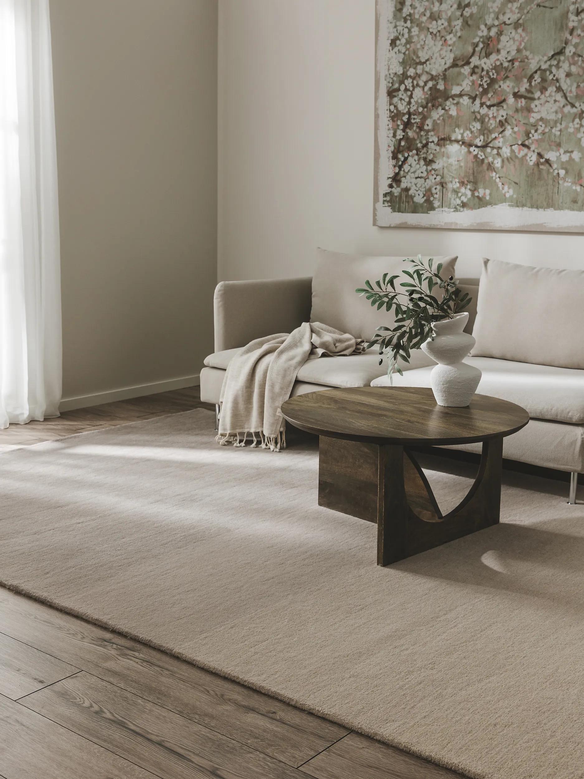 Wool Rug Dawn Beige