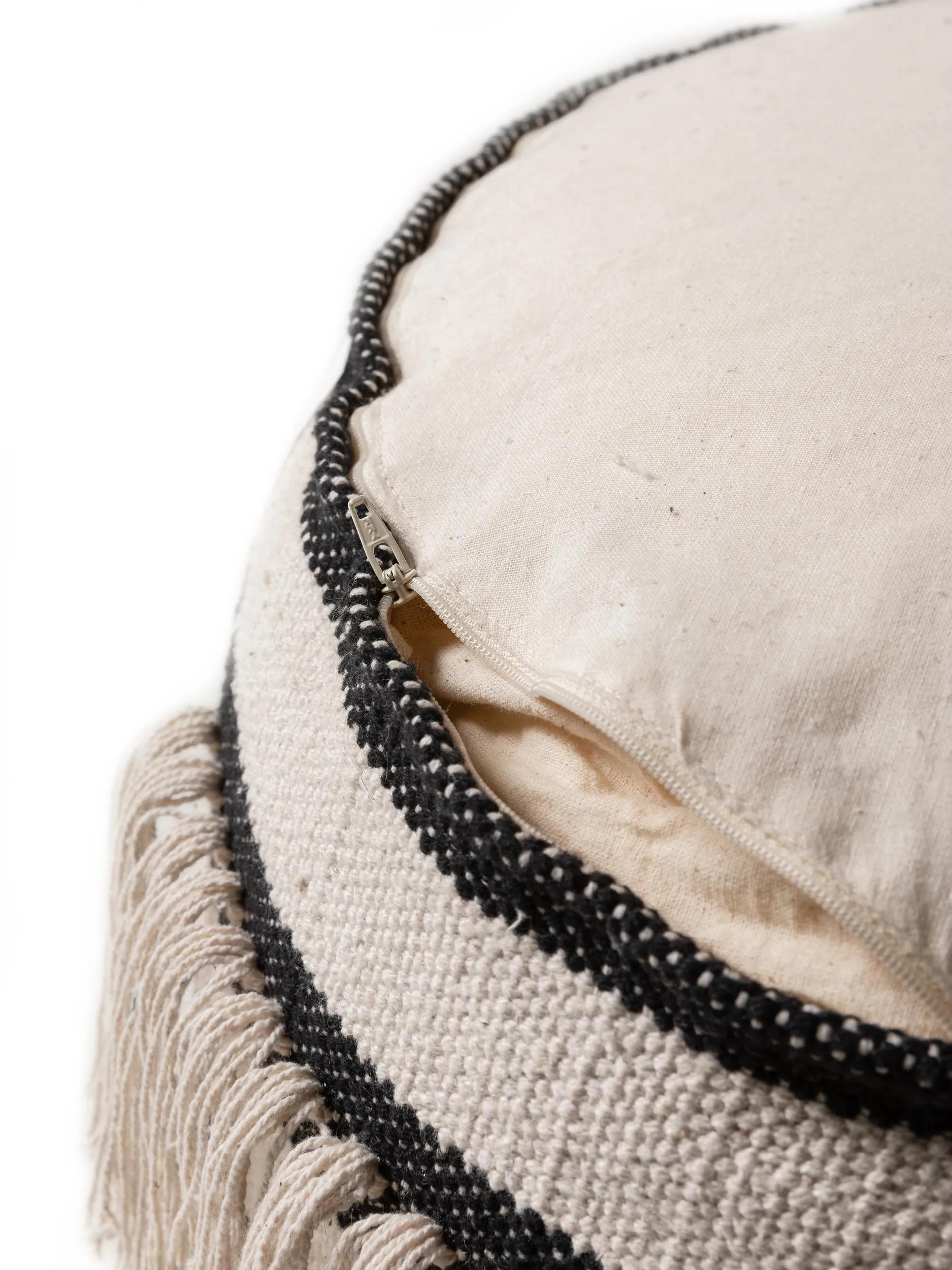 Pouf Deja Black/White