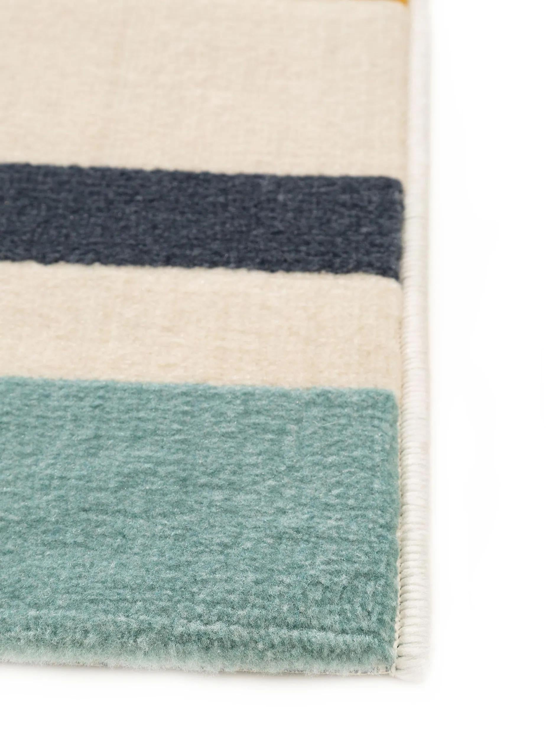 Alfombra Desierto Azul/Amarillo